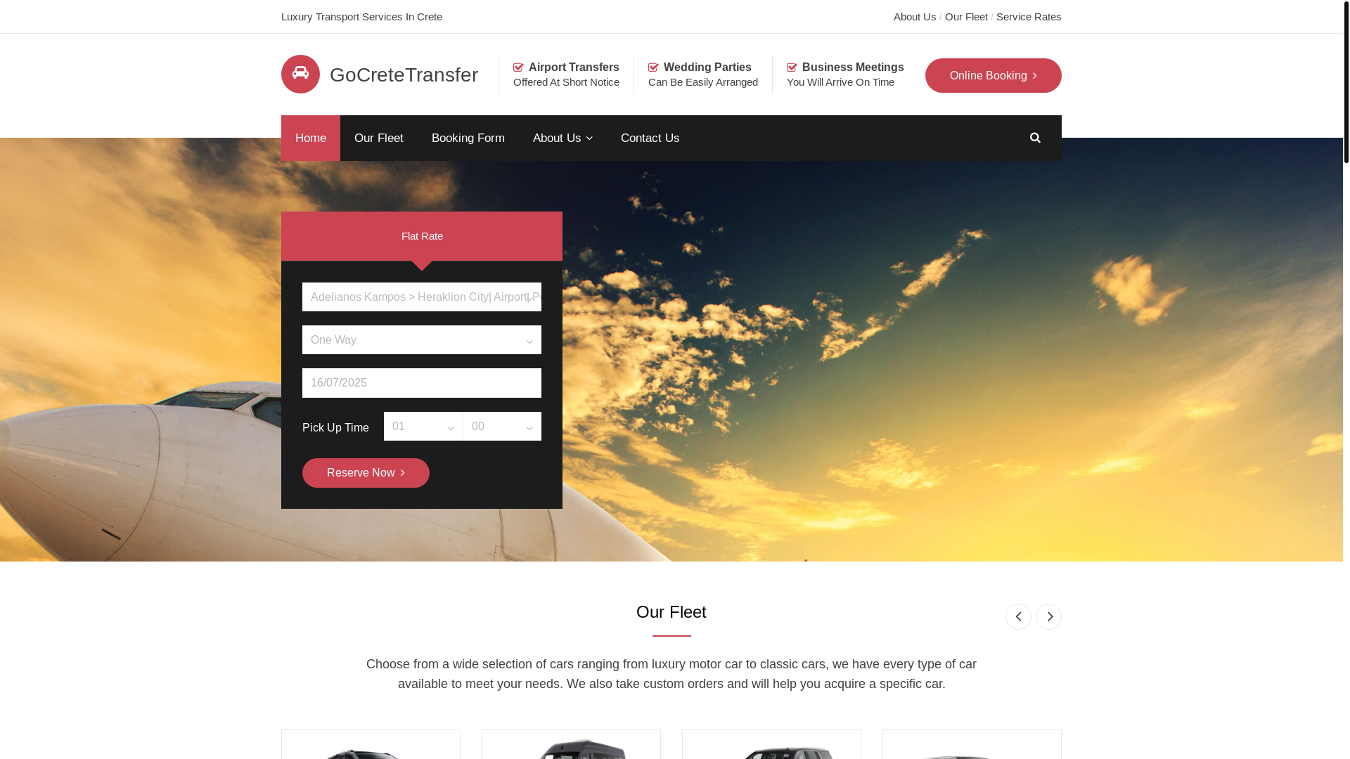 website screenshot of https://gocretetransfer.gr/