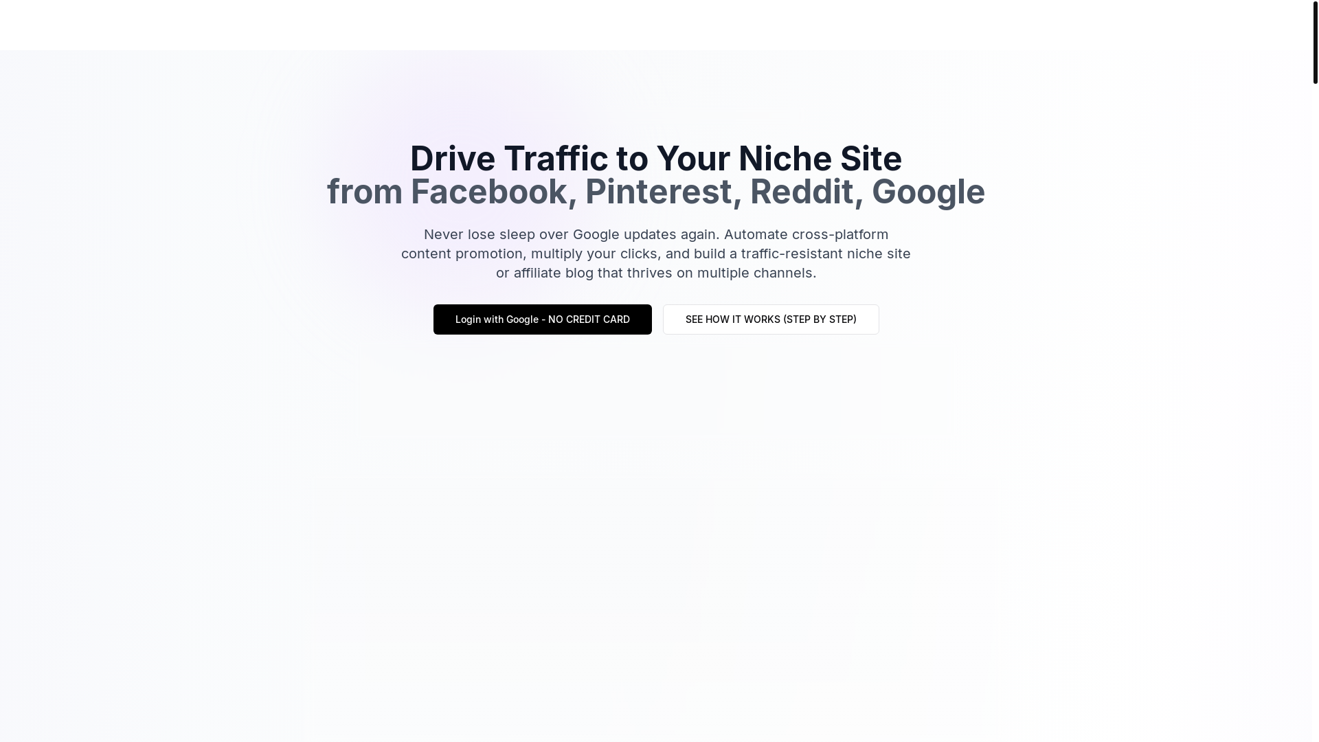 website screenshot of https://growmynichesite-landing.pages.dev/