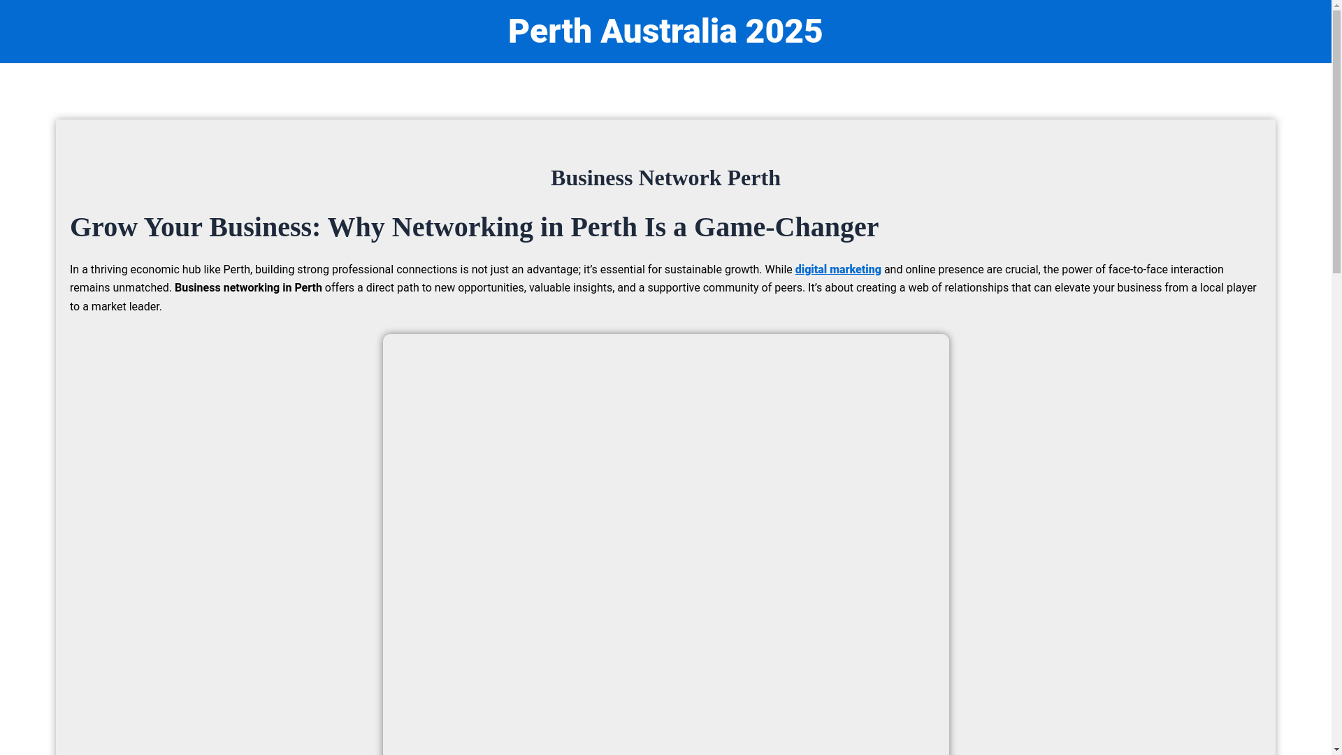 website screenshot of https://businessnetworkperth.au/