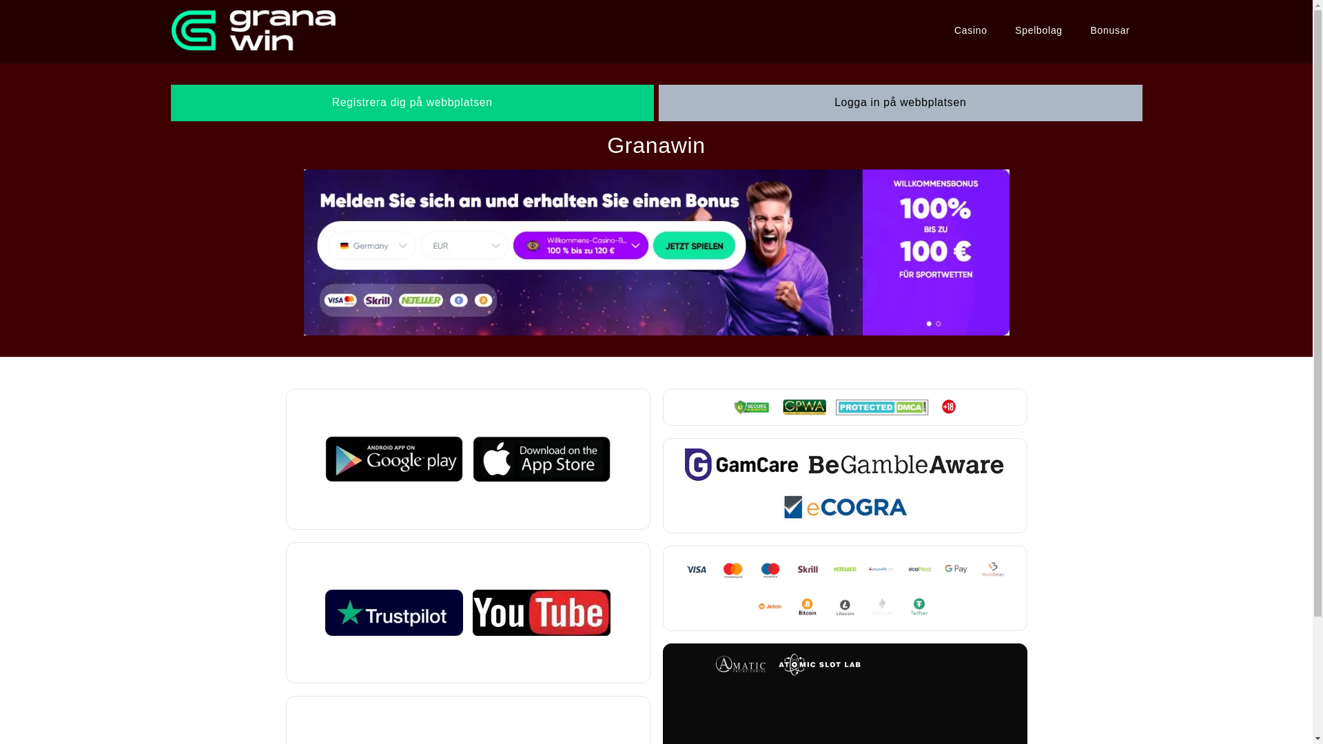 website screenshot of https://granawin-se.net/