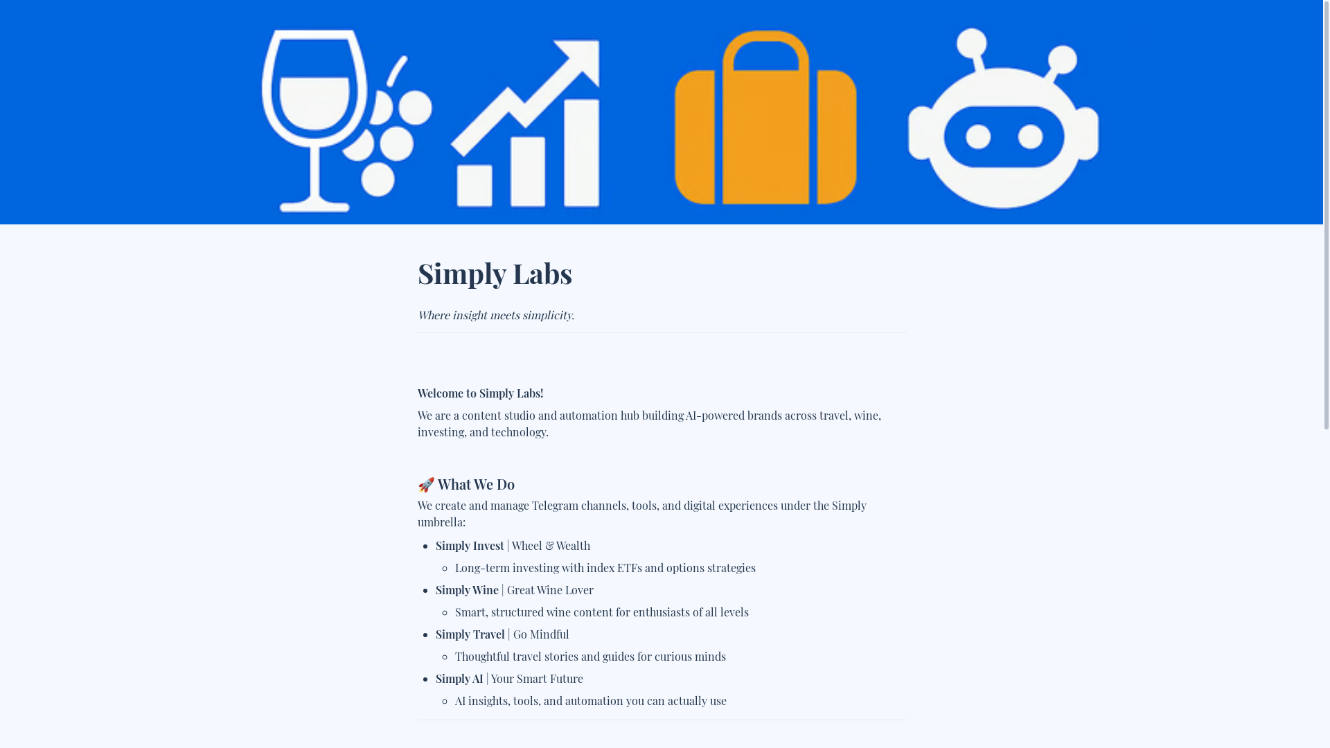 website screenshot of https://simplylabs.cc/