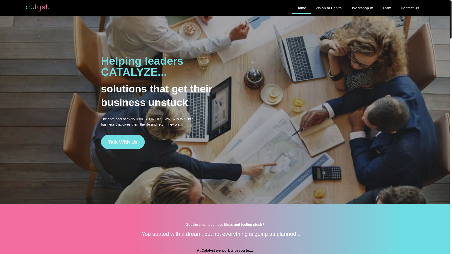 website screenshot of https://engagectlyst.com/