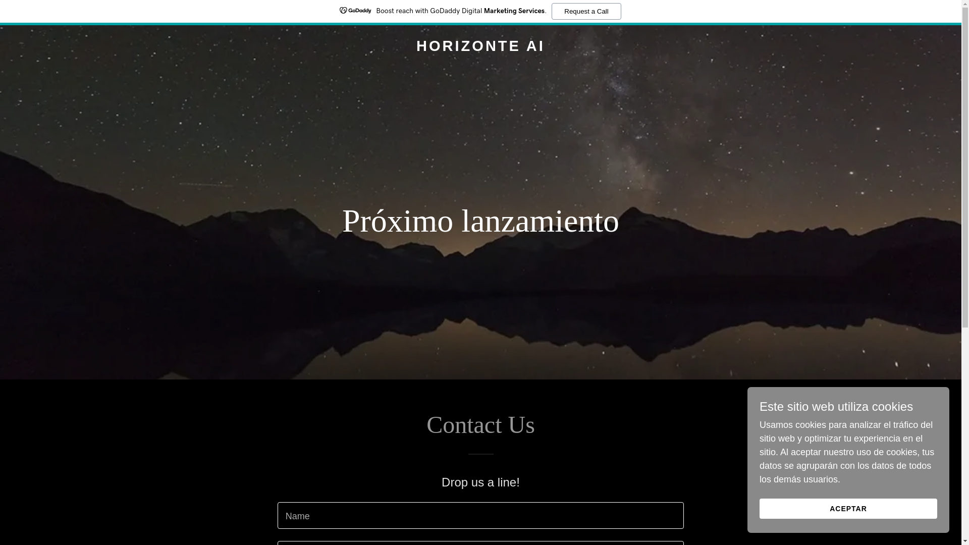 website screenshot of https://horizon-ai.trade/