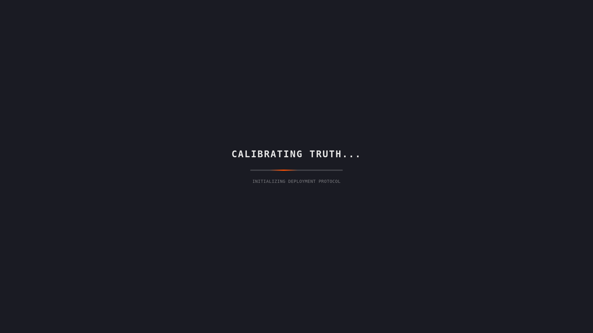 website screenshot of https://truth-calibrator-web-zero-fluff-digital.pages.dev/