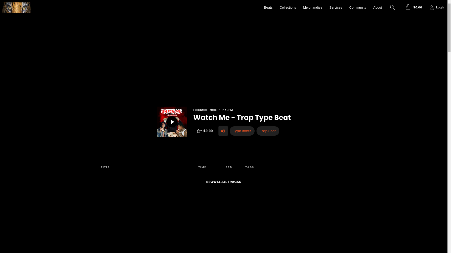 website screenshot of https://tigerbackwoods.org/