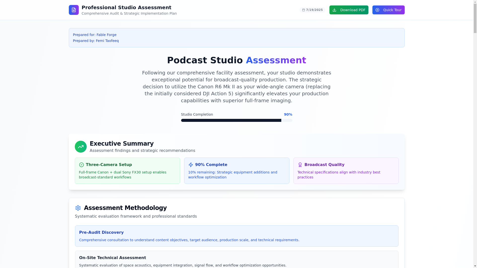 website screenshot of https://studio-audit-brilliance.pages.dev/