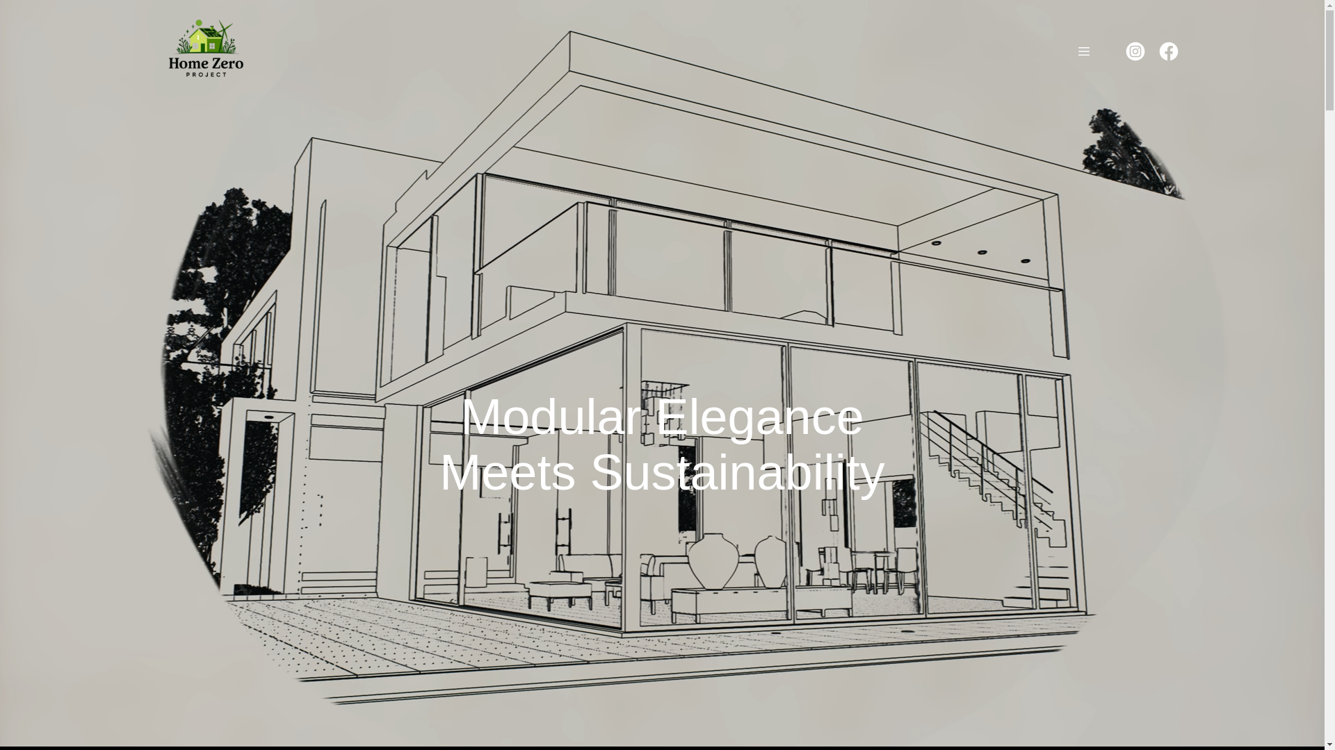 website screenshot of https://homezeroproject.com/