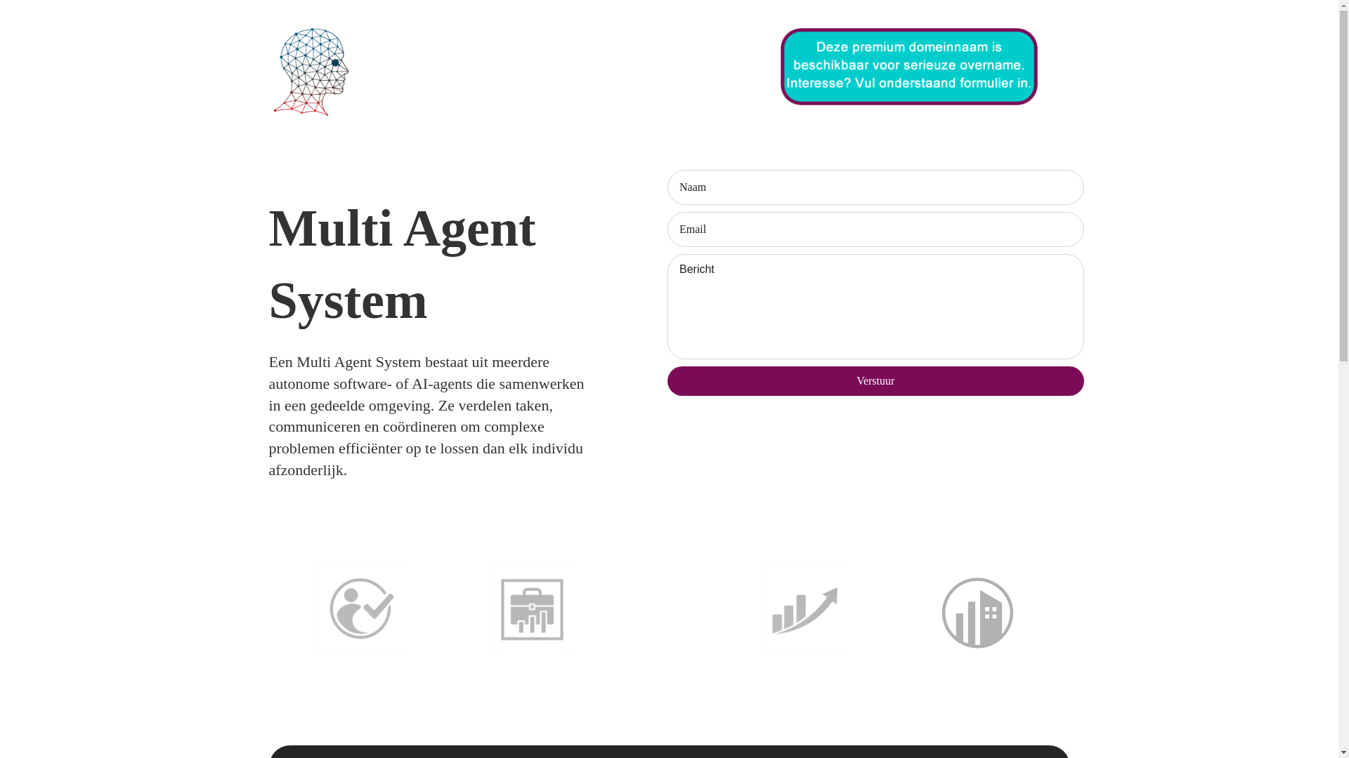 website screenshot of https://multiagentsystem.nl/