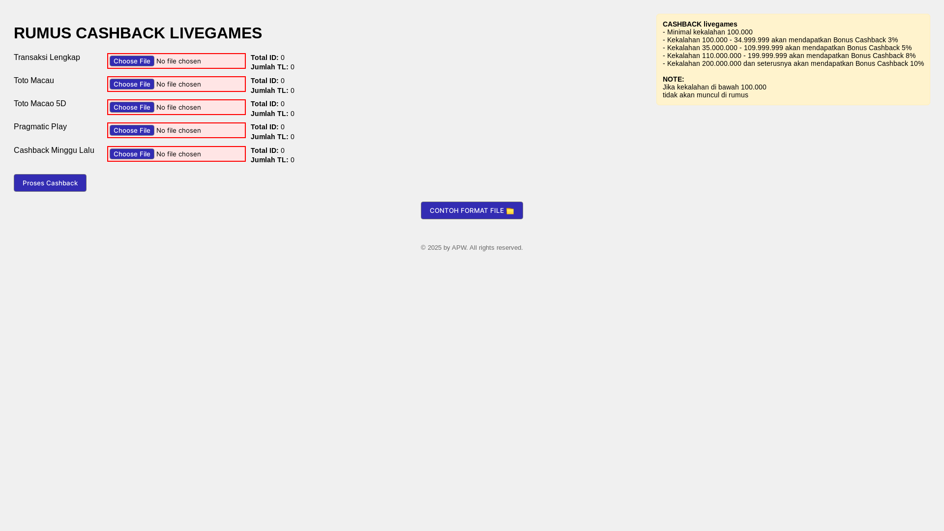 website screenshot of https://str-cashback-livegames.pages.dev/