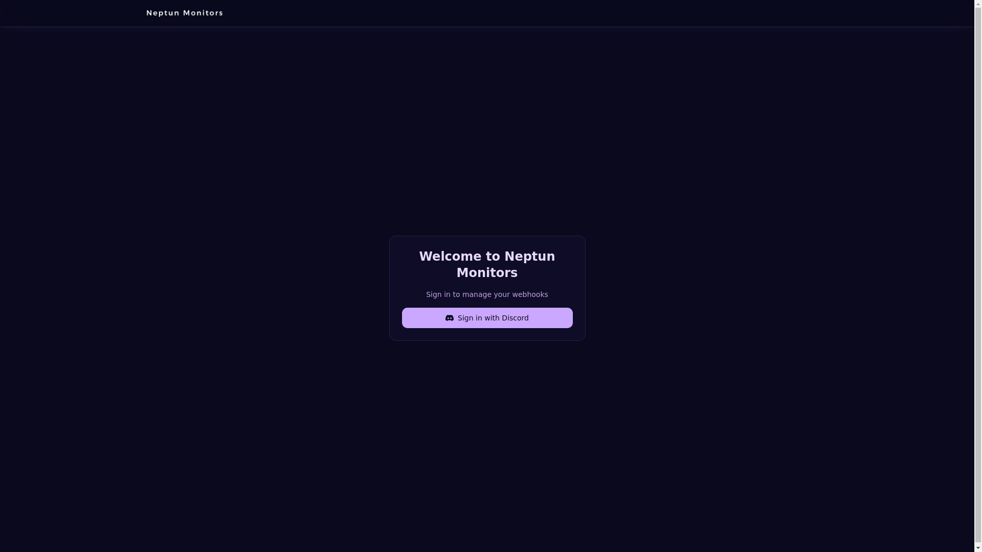 website screenshot of https://neptun-dashboard.pages.dev/