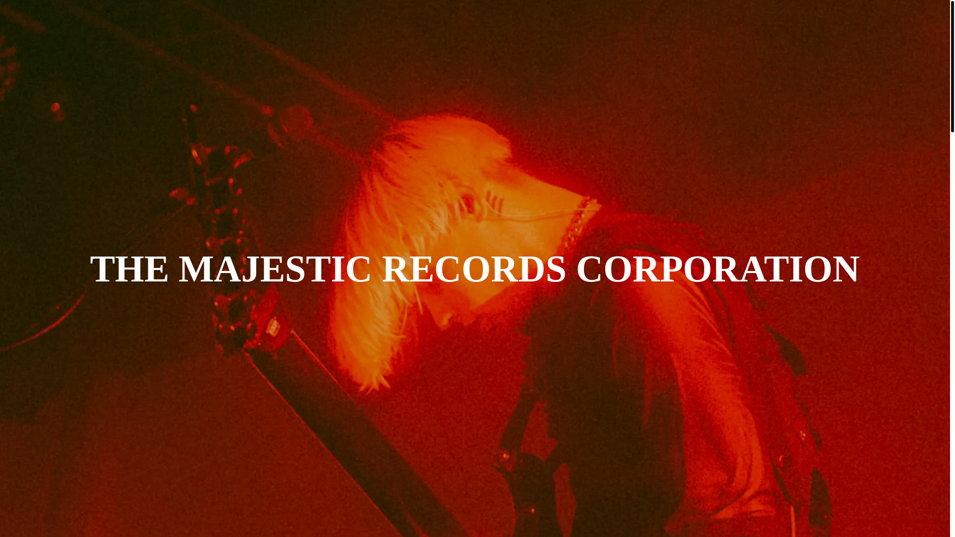 website screenshot of https://majesticrecords2.com/