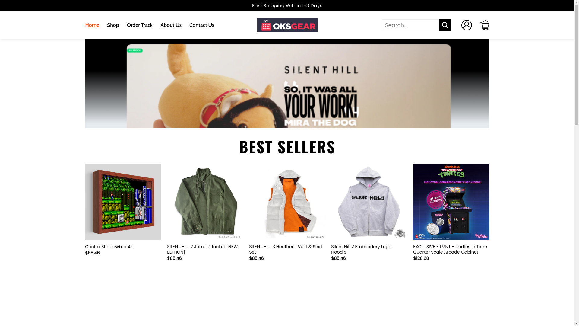 website screenshot of https://prooksgearhome.shop/