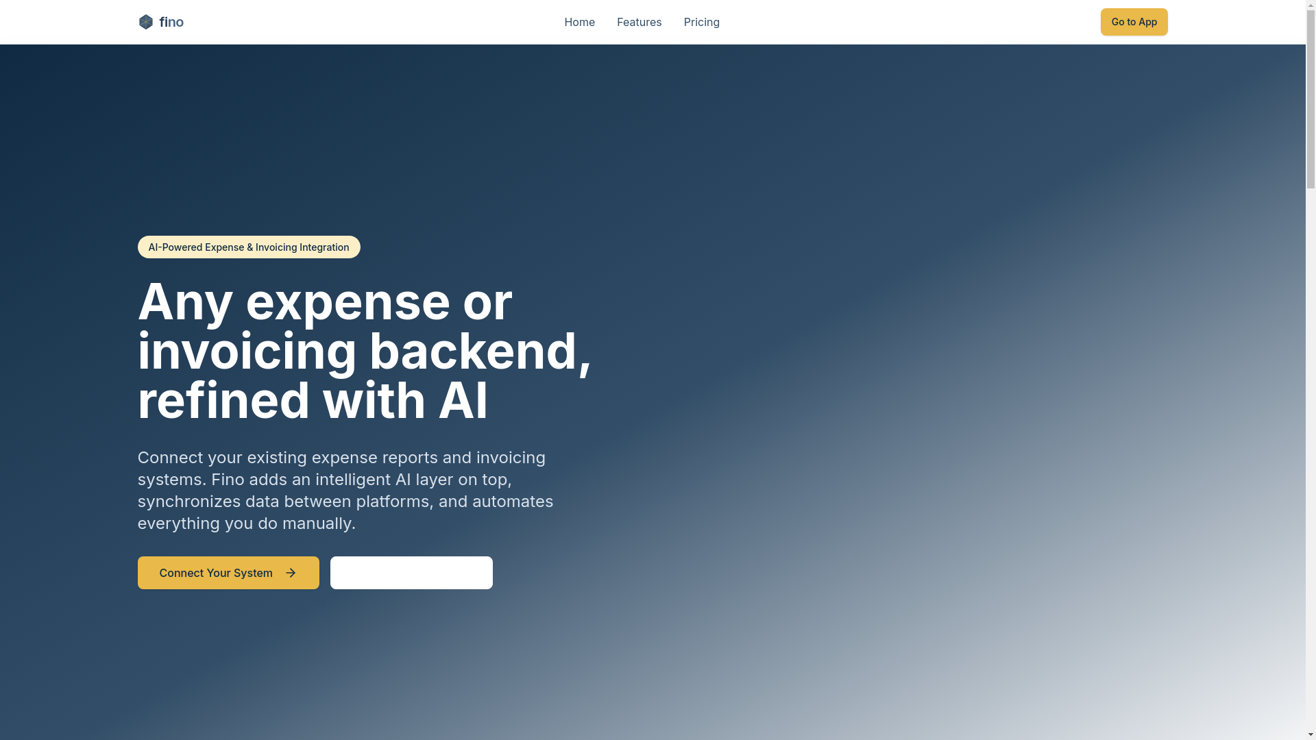 website screenshot of https://fino-marketing.pages.dev/