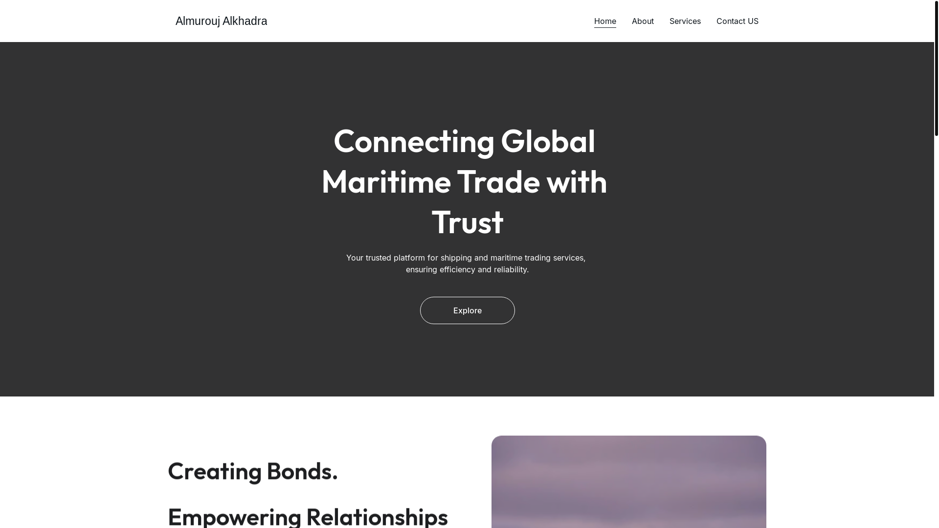 website screenshot of https://almuroujalkhadra.ae/