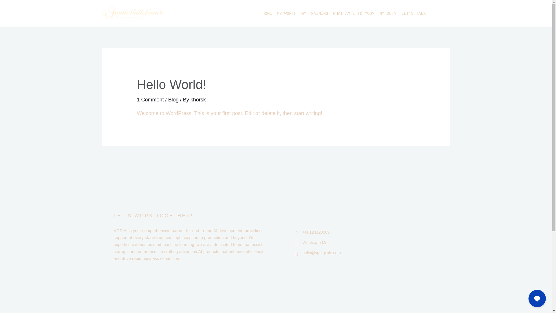 website screenshot of https://auntiegaiklean.com.my/