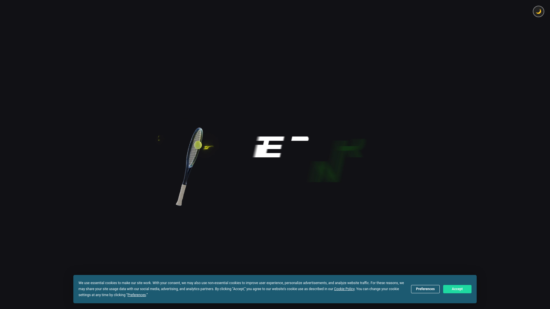 website screenshot of https://itennis-landing.pages.dev/