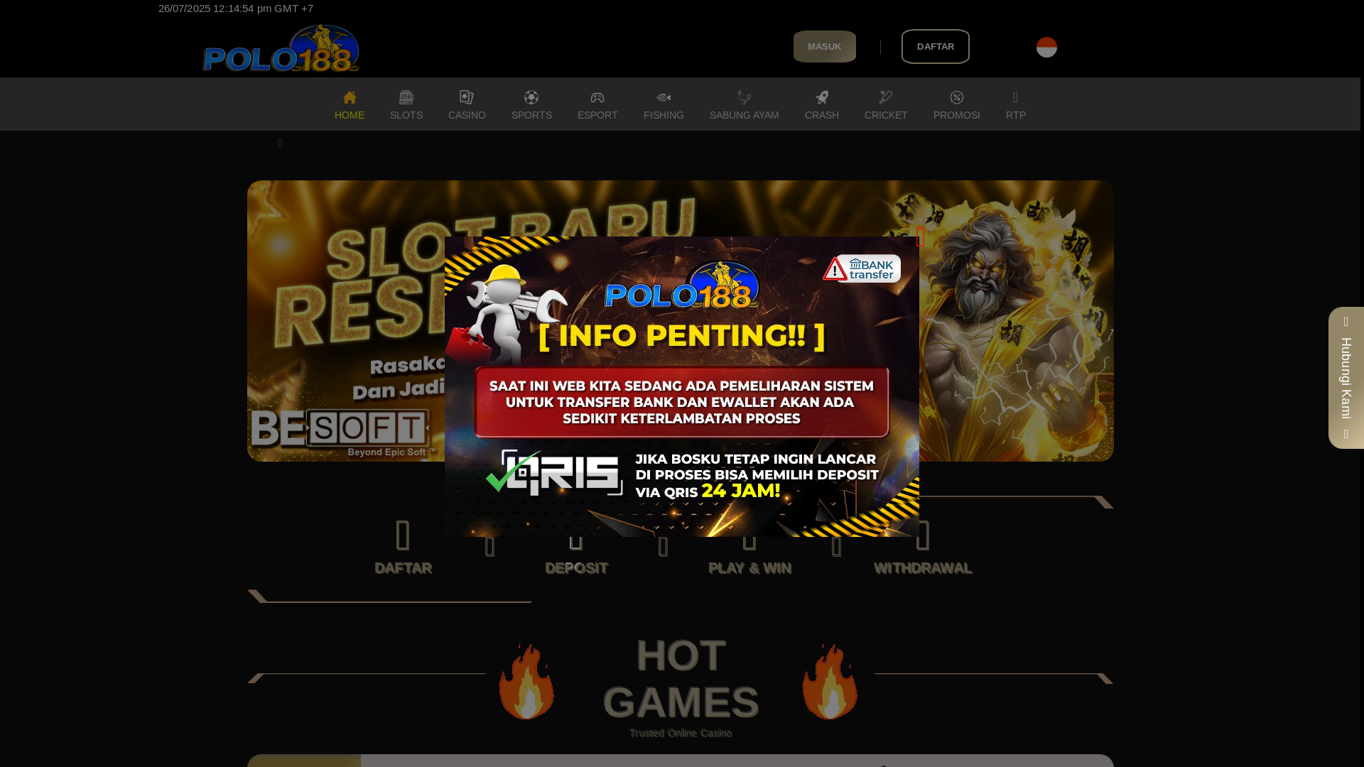 website screenshot of https://menghilangpolo188.shop/