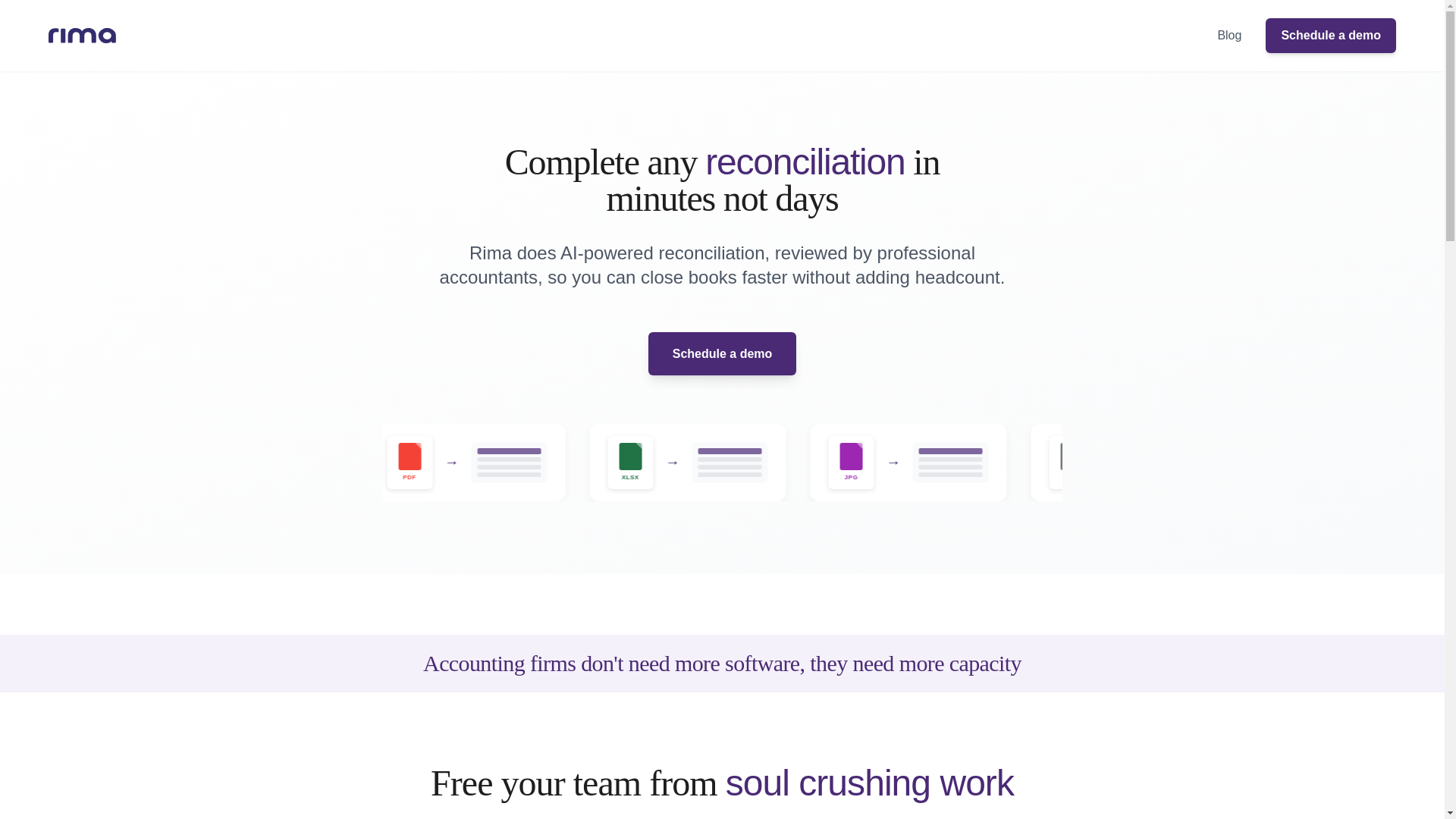 website screenshot of https://getrimaaiservice.com/