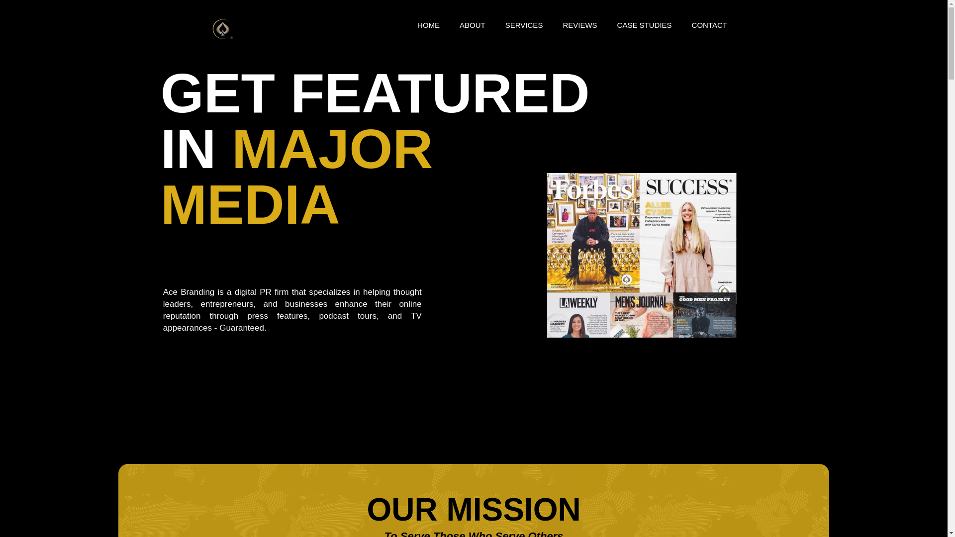 website screenshot of https://acebrandingprofessionals.com/