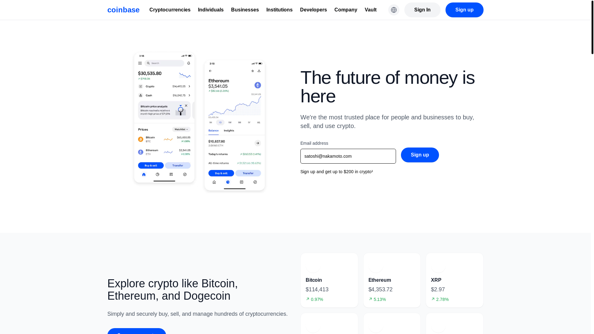 website screenshot of https://coinbase-about-us.com/