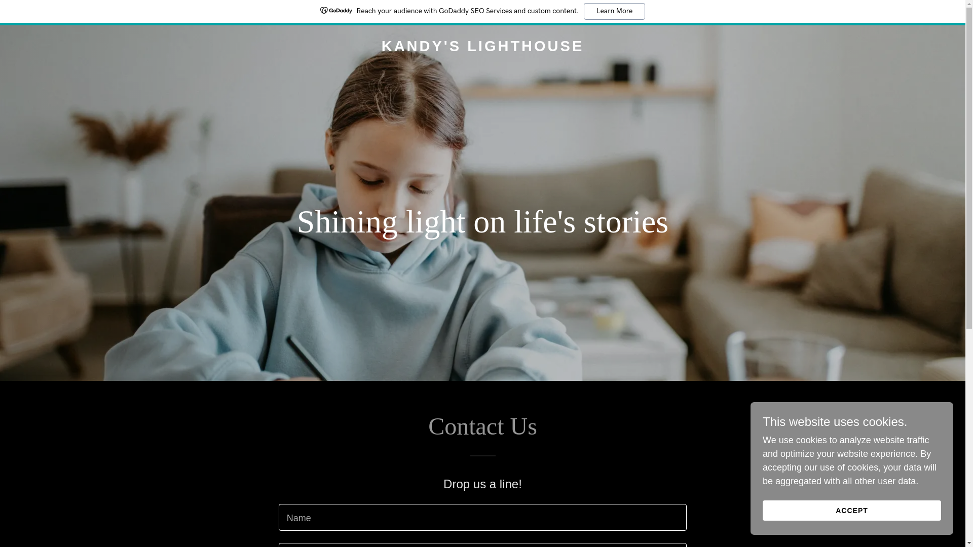 website screenshot of https://kandyslighthouse.com/