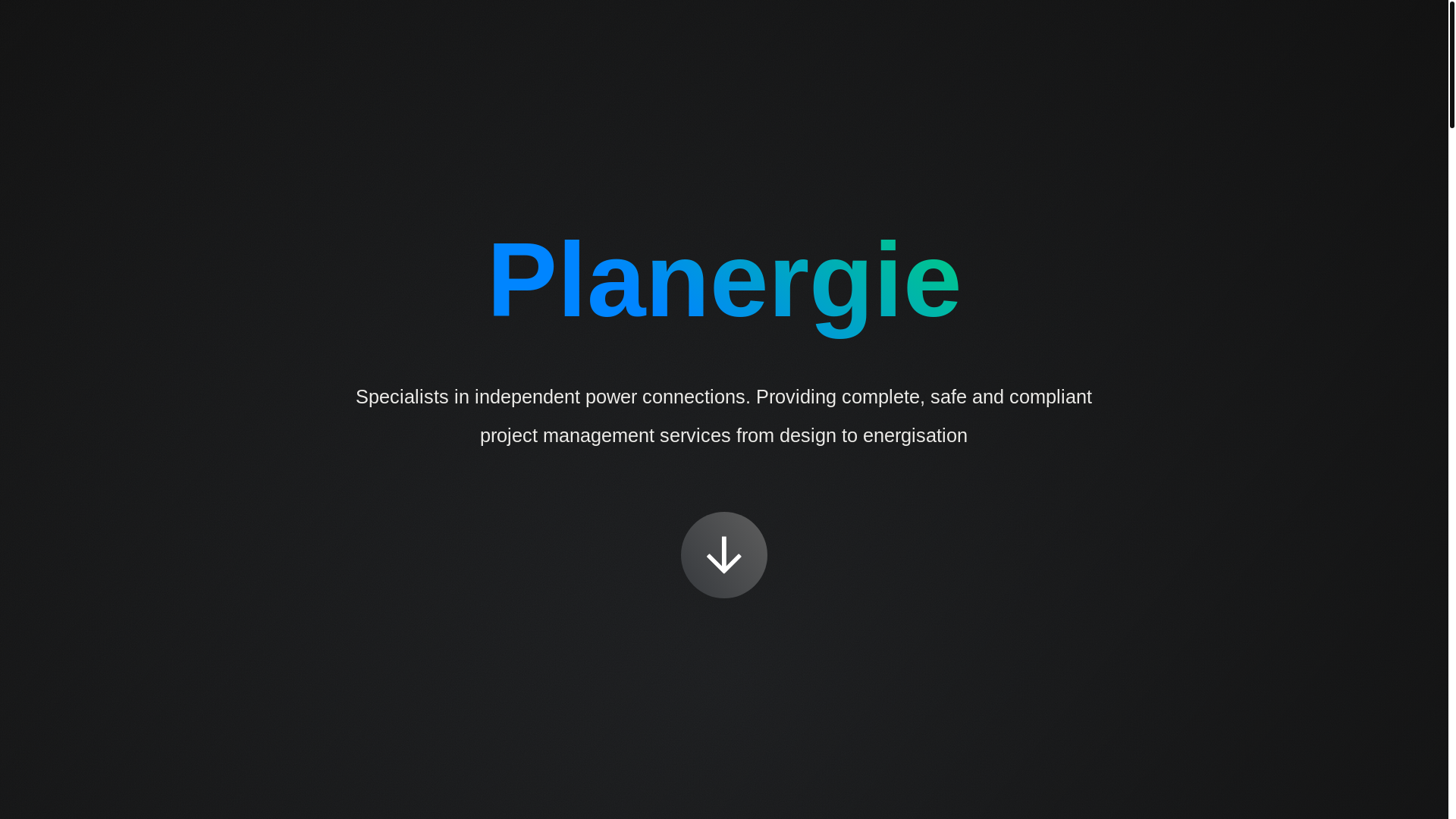 website screenshot of https://planergie.co.uk/