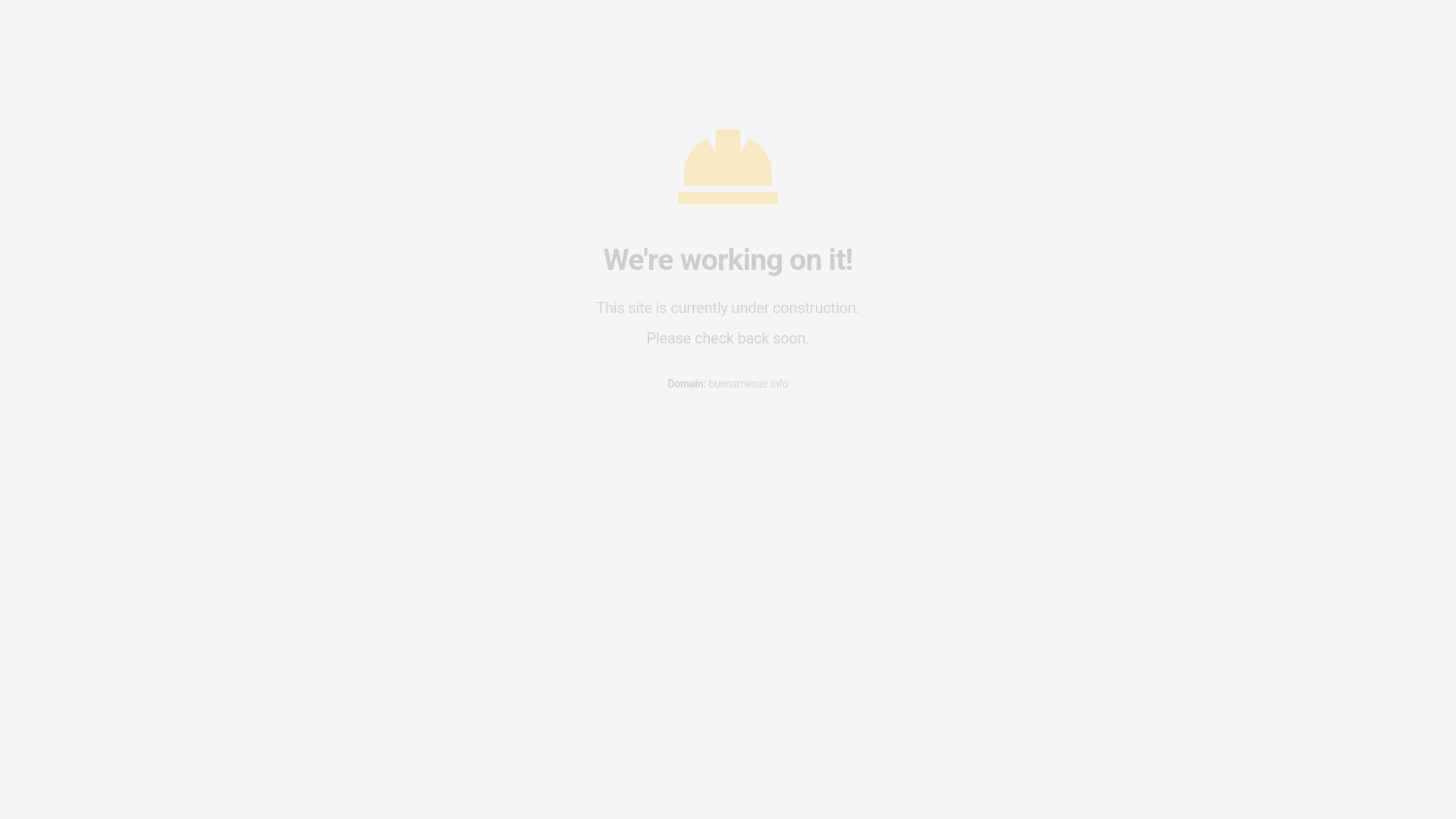 website screenshot of https://buenamesae.info/