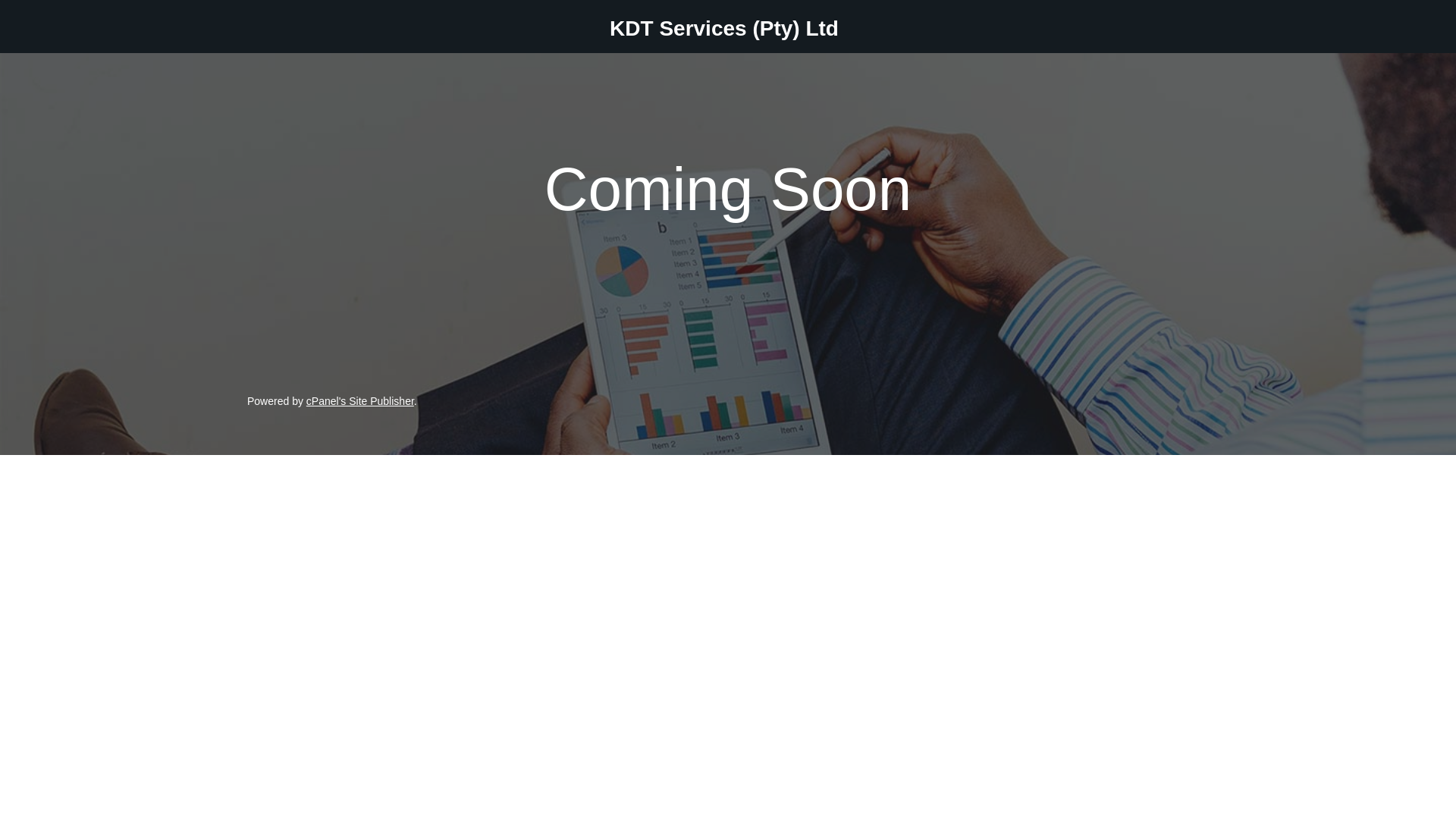 website screenshot of https://kdtservices.co.za/