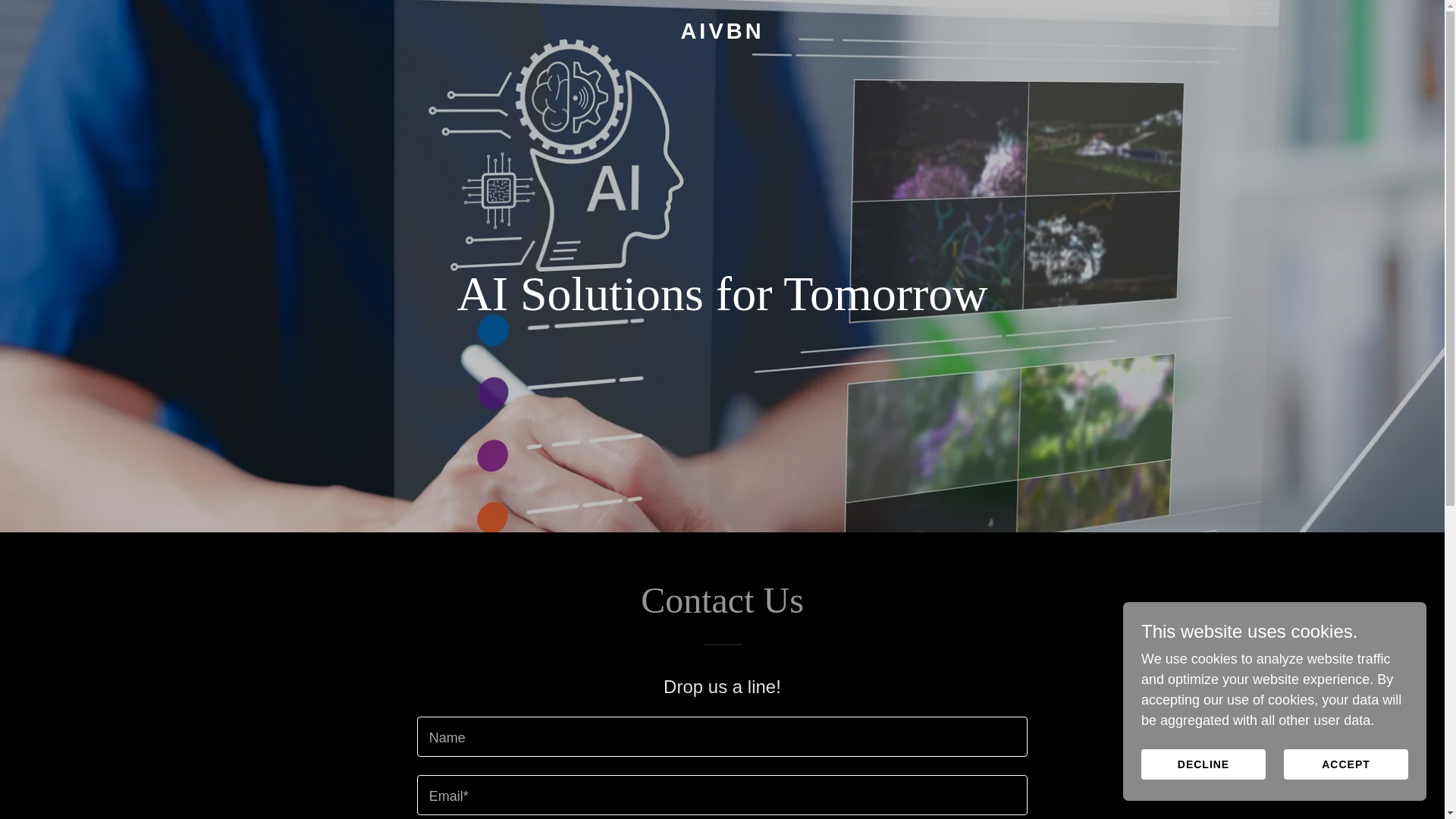 website screenshot of https://aivbn.com/