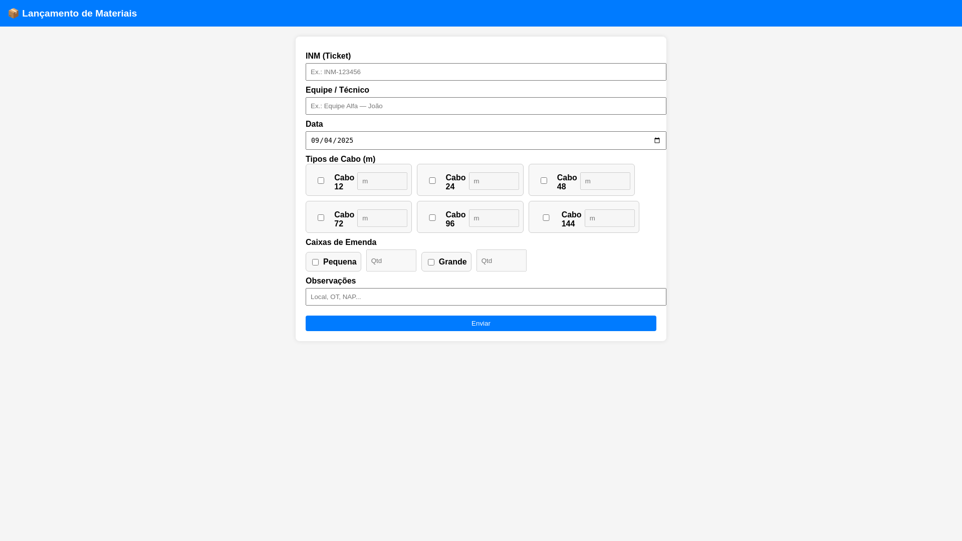 website screenshot of https://controlemateriaisfibra.pages.dev/