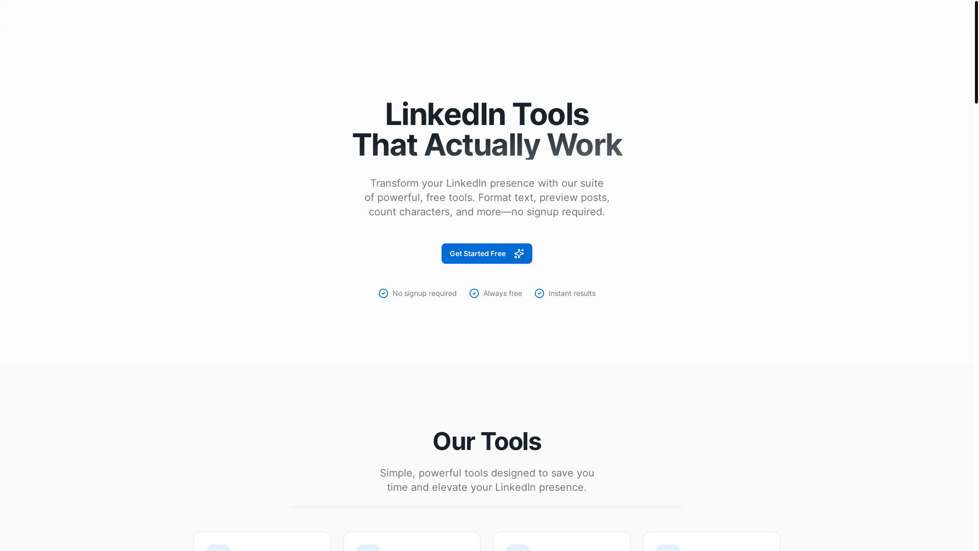 website screenshot of https://growintools.com/