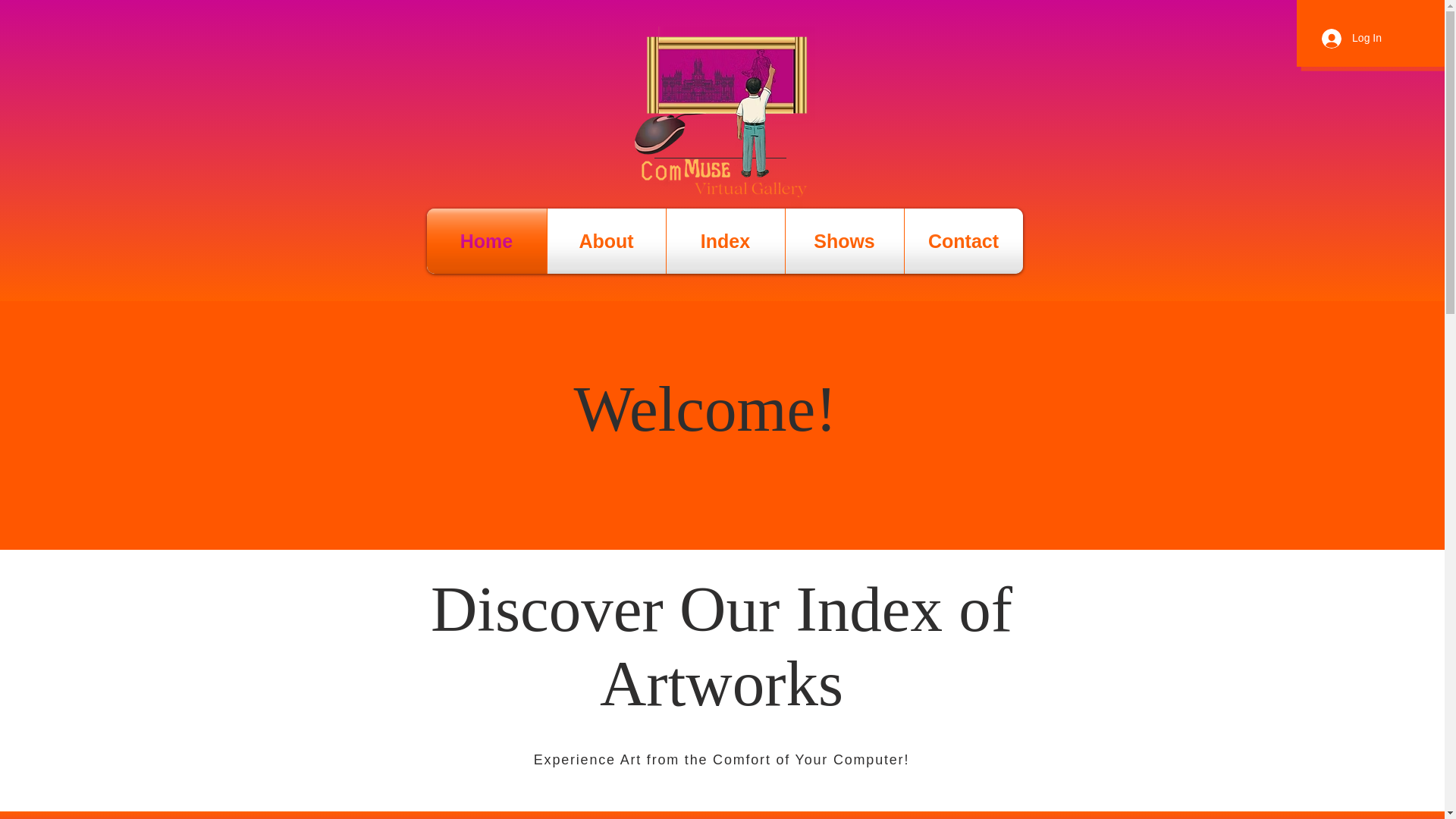 website screenshot of https://commusevirtualgallery.com/
