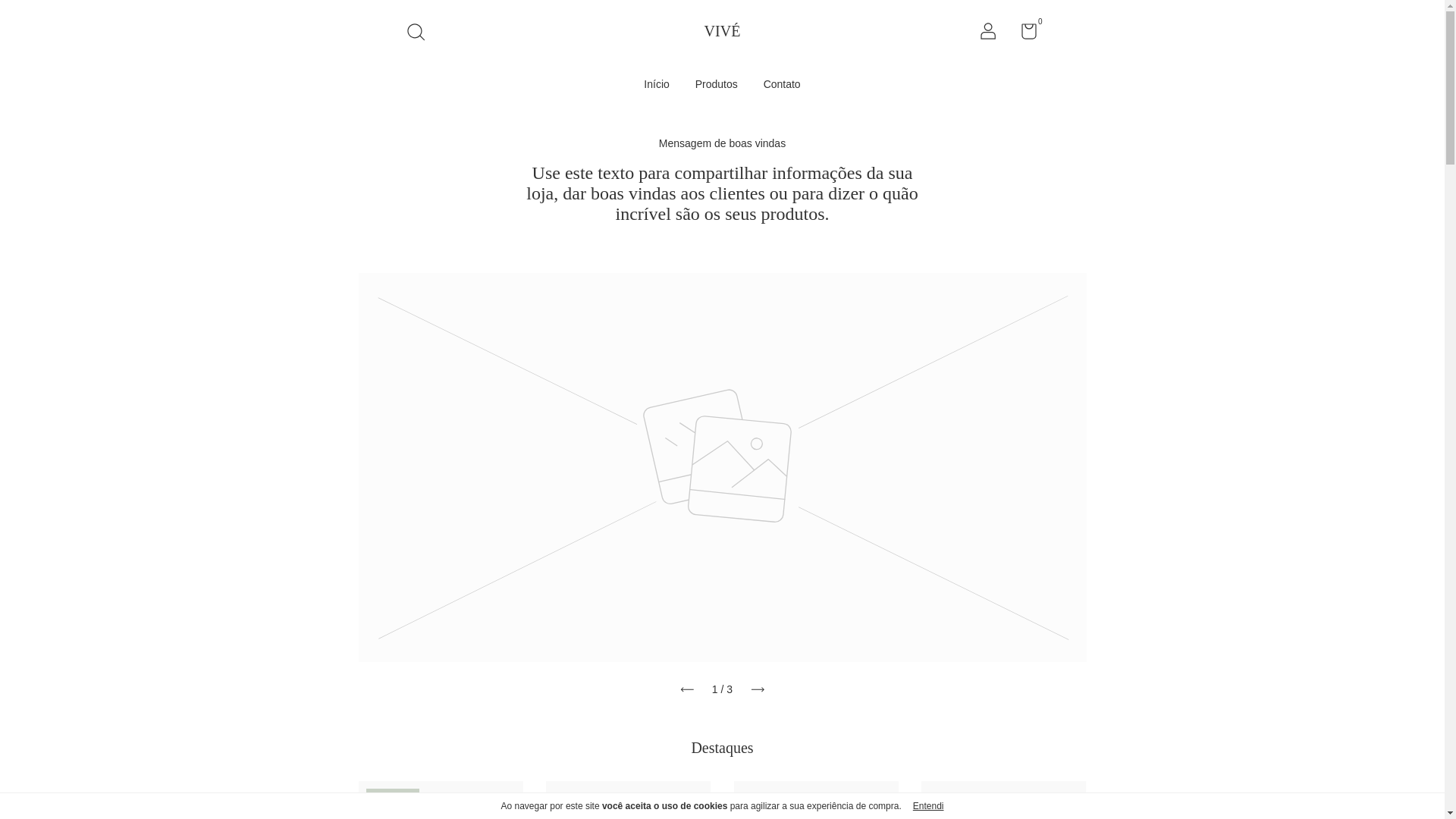 website screenshot of https://vivedecor.com.br/