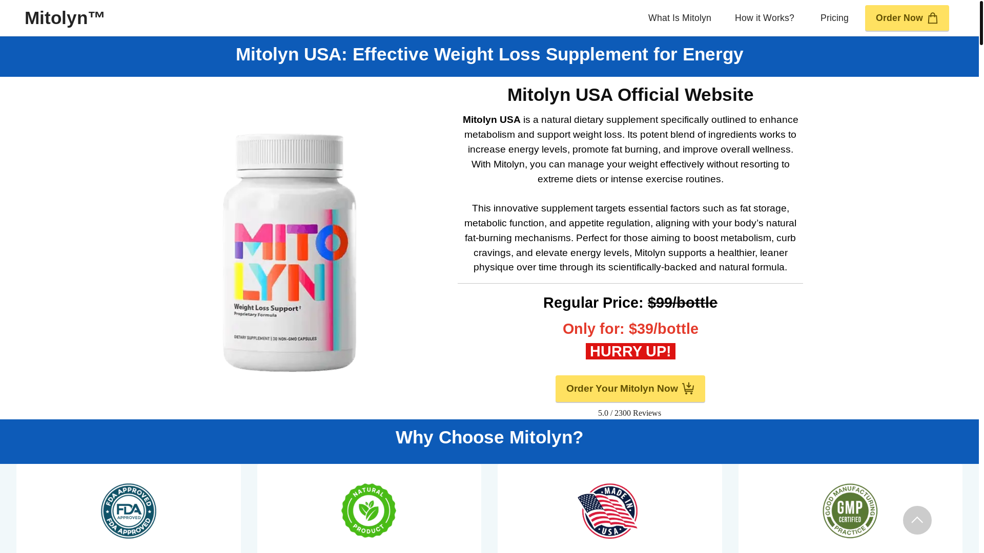 website screenshot of https://mitolyne.com/