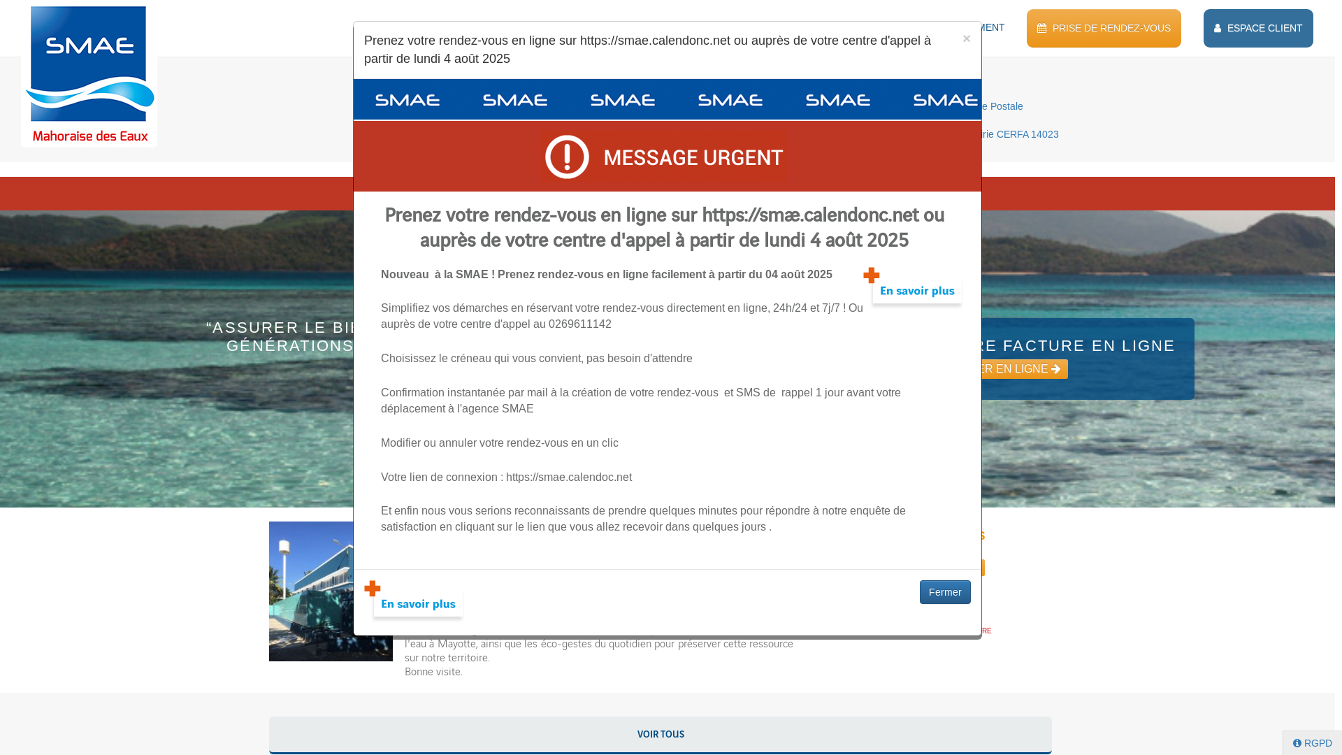 website screenshot of https://www.mahoraisedeseaux.com/