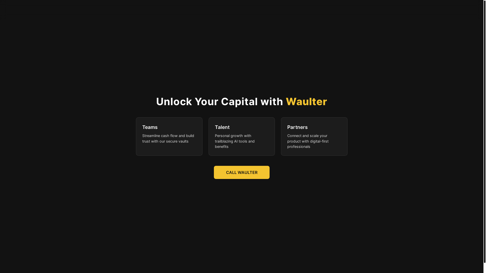 website screenshot of https://waulter.pages.dev/