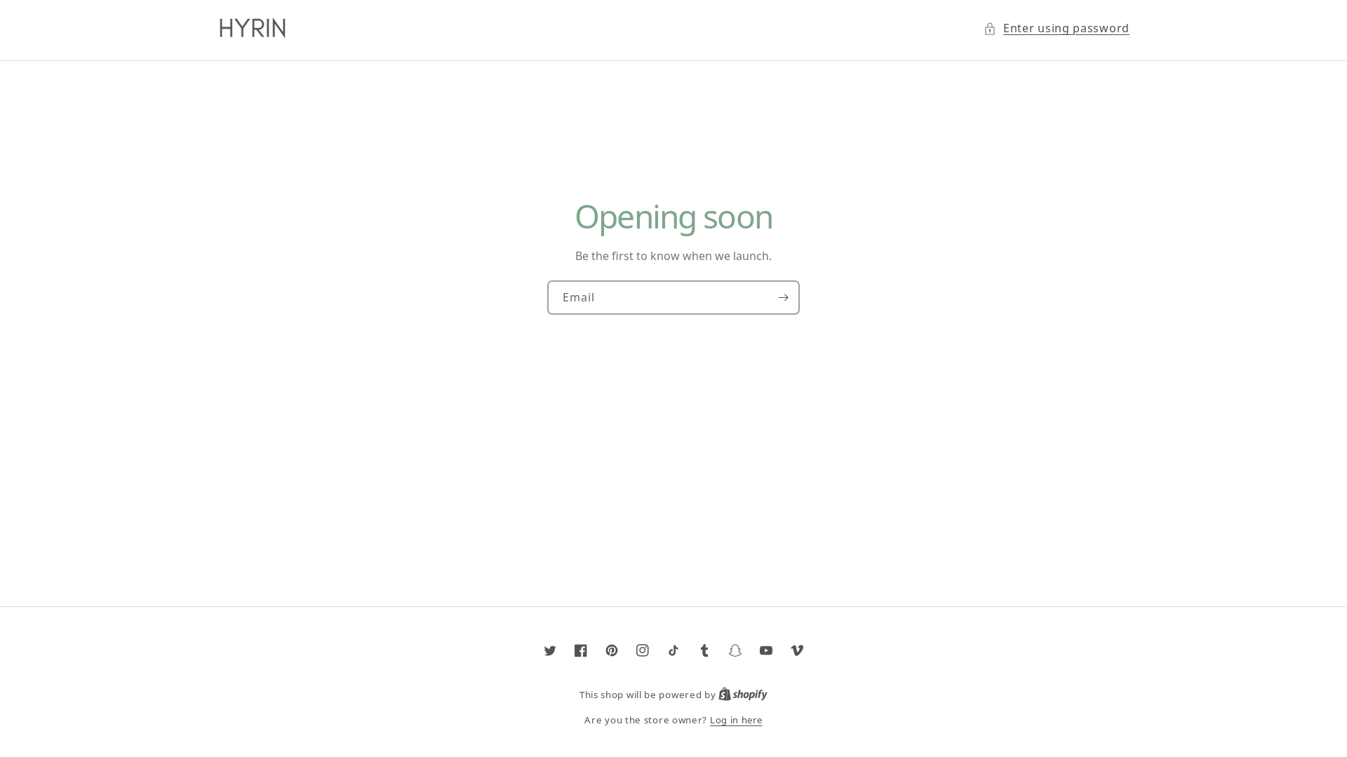 website screenshot of https://hyrinskincare.com/