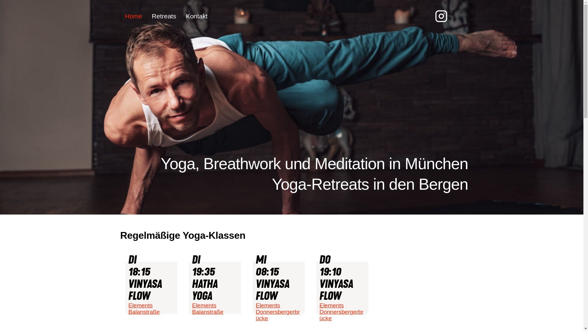 website screenshot of https://shinrinyoku-retreats.de/