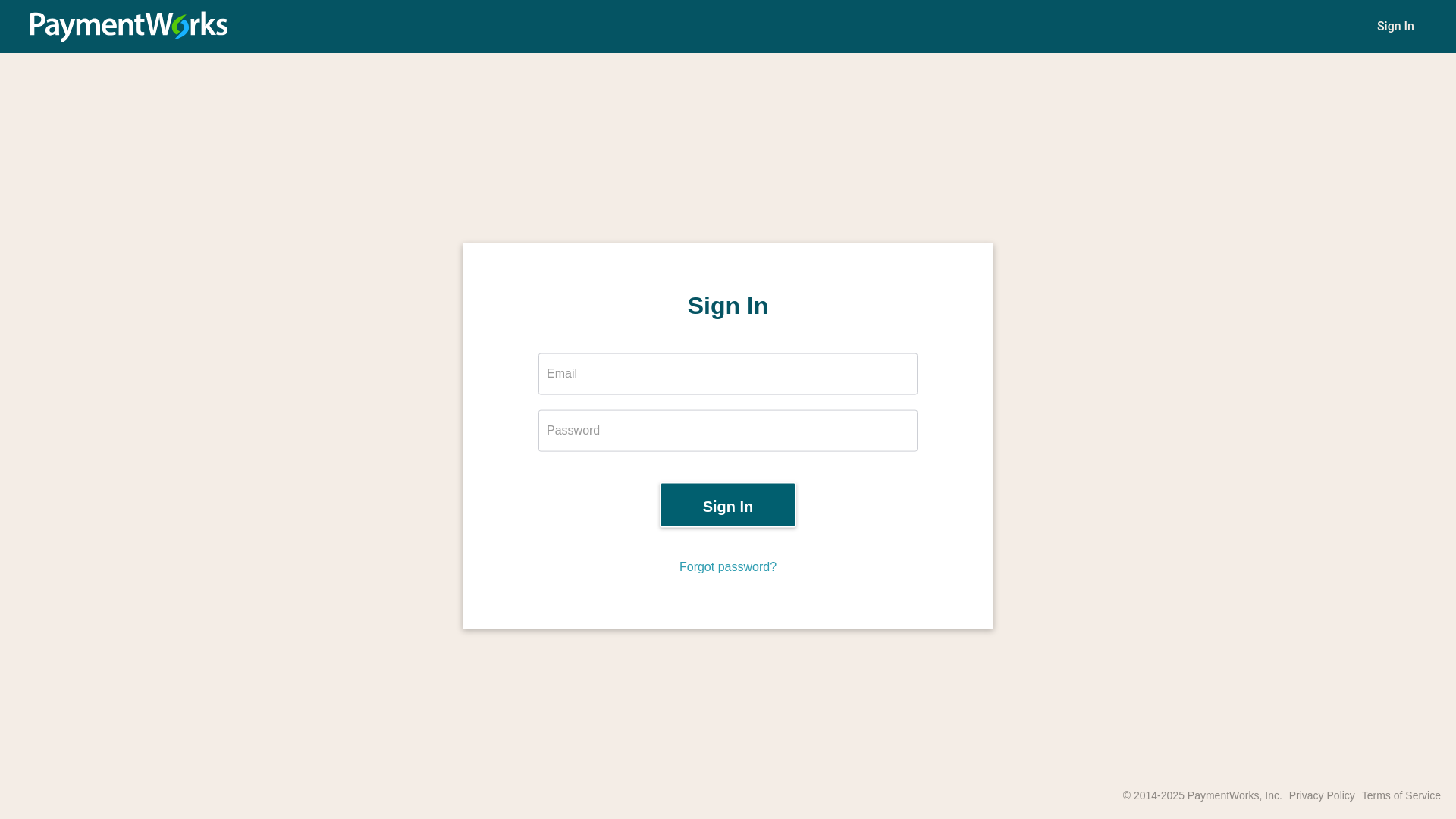 website screenshot of https://www.paymentworks.com/df/new-vendor-setup/nvr/?payer_company=317291