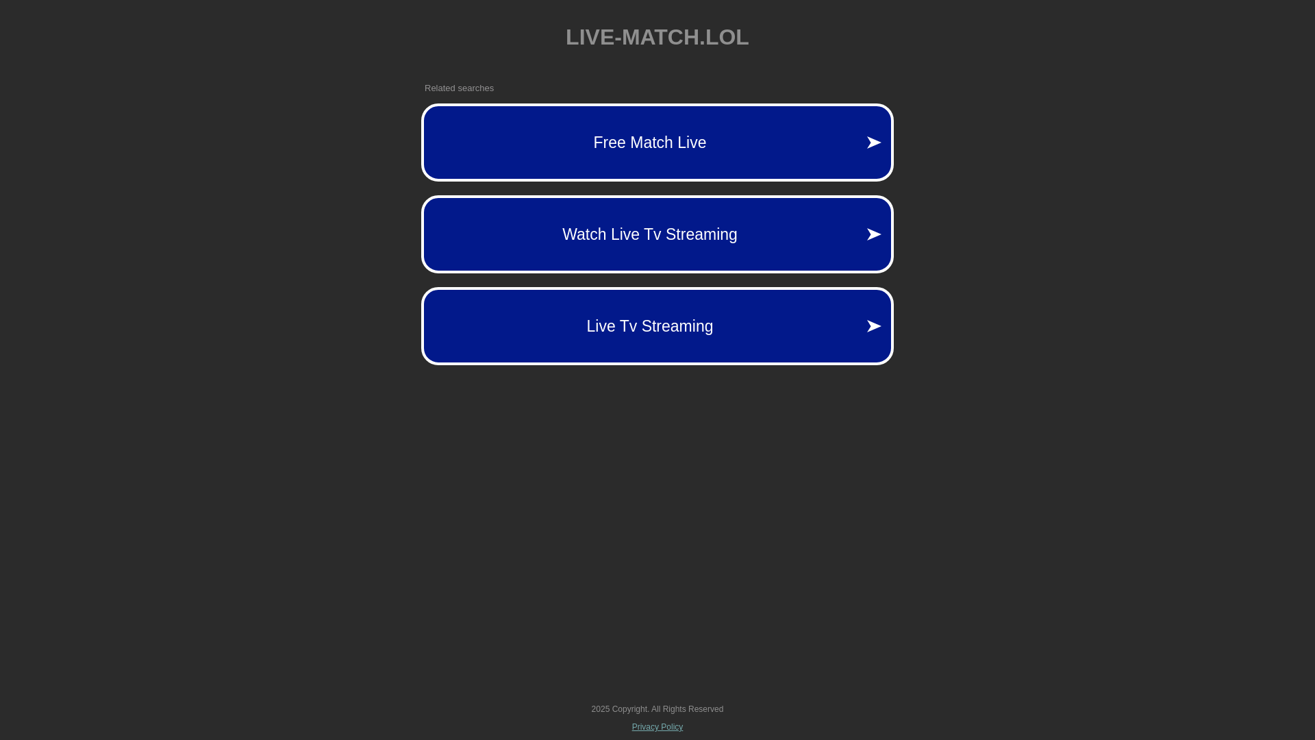 website screenshot of https://live-match.lol/