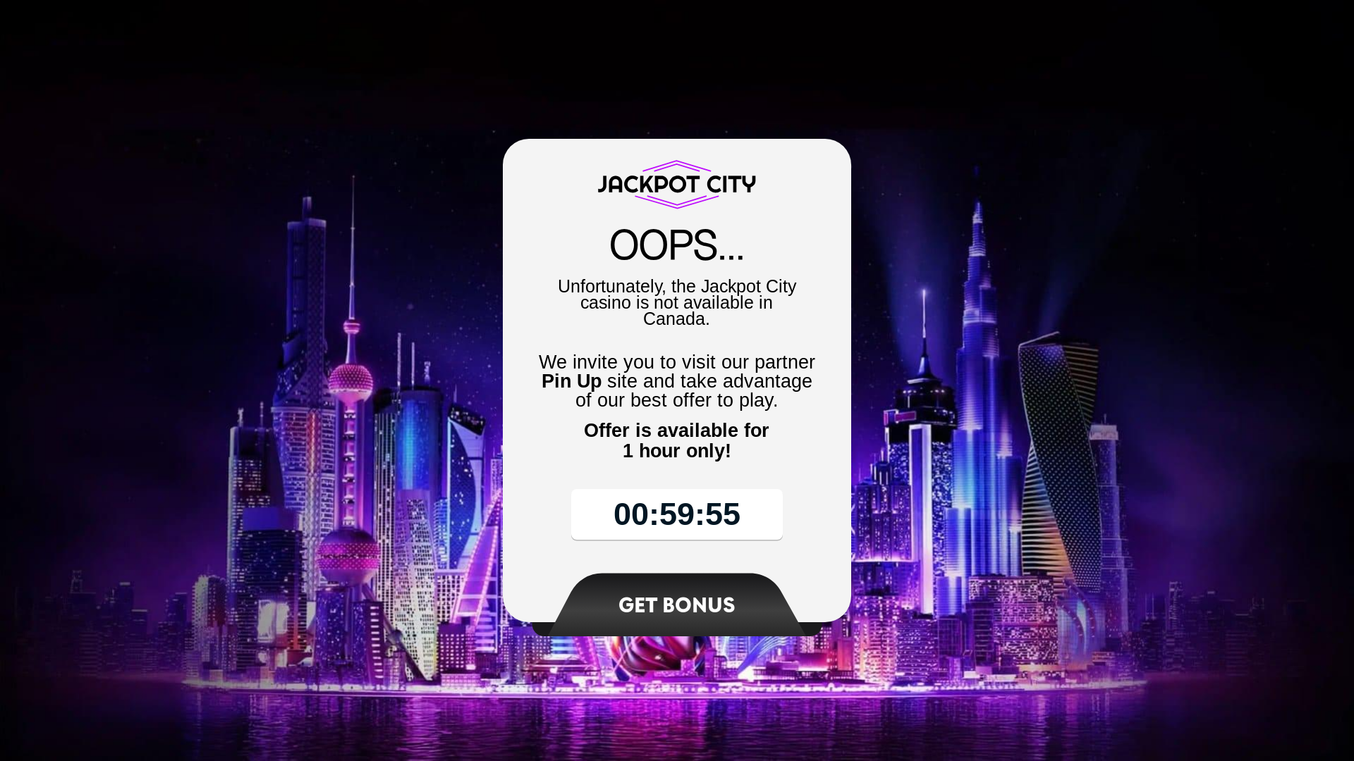 website screenshot of https://crossbrand-promo-form-error-jackpot-city-ca.pages.dev/