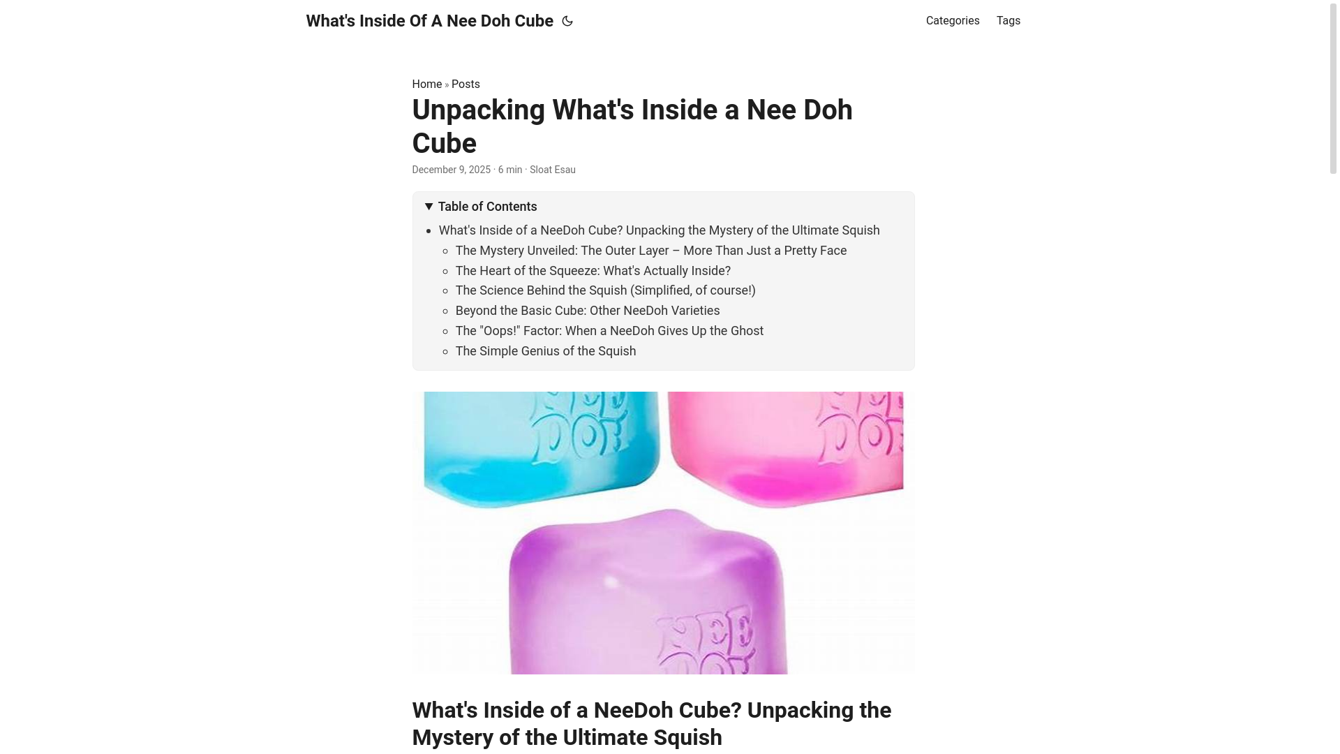 website screenshot of https://whatsinsideofaneedohcube.pages.dev/