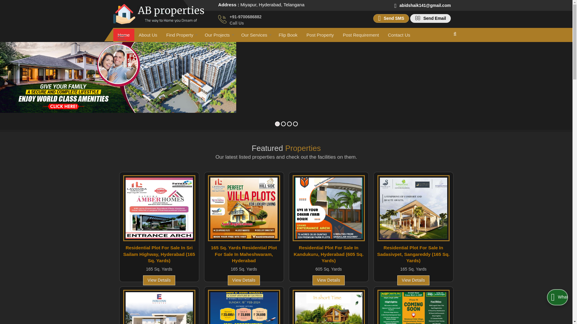 website screenshot of https://openlandshyderabad.in/
