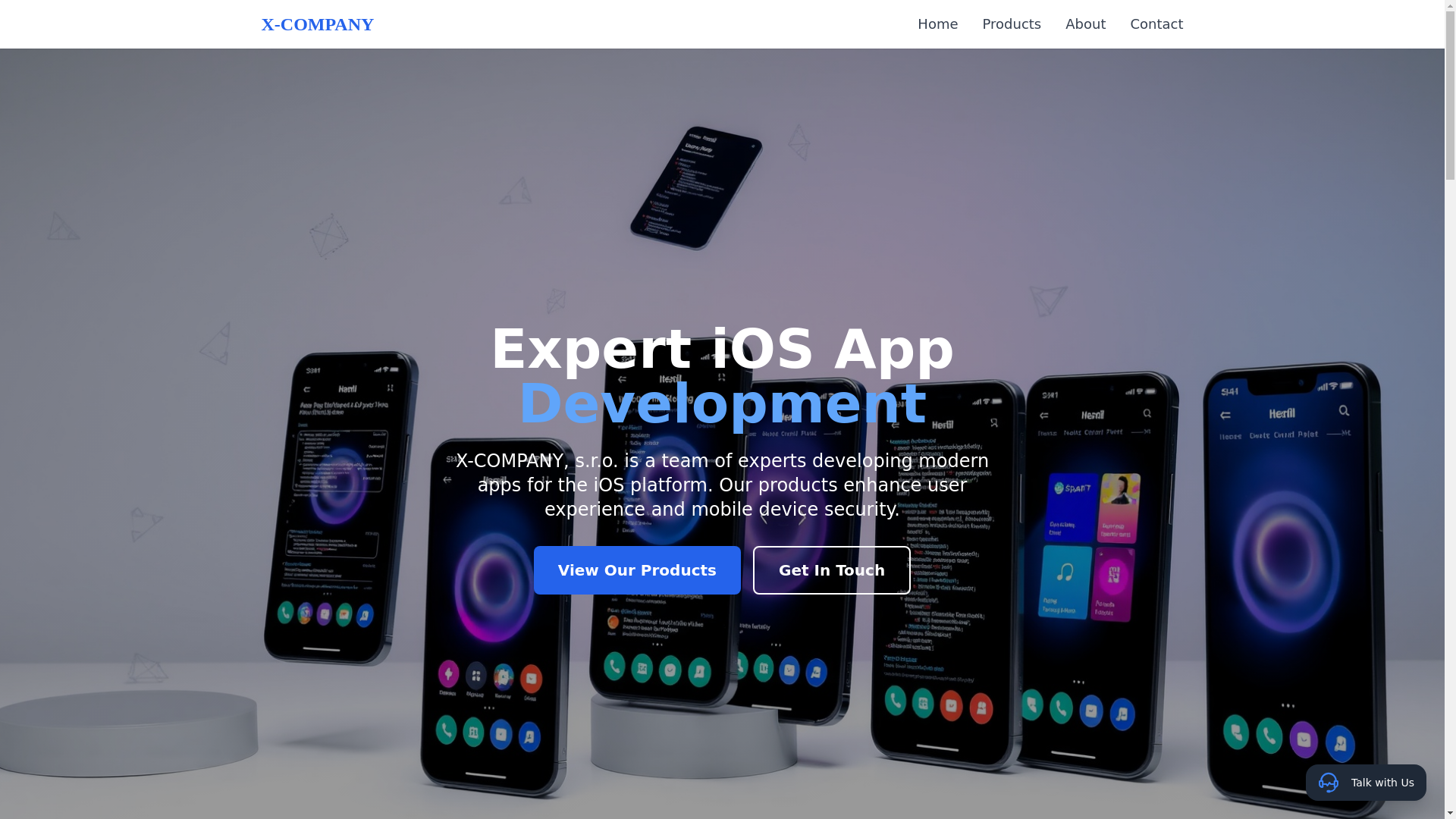 website screenshot of https://x-companysro.com/