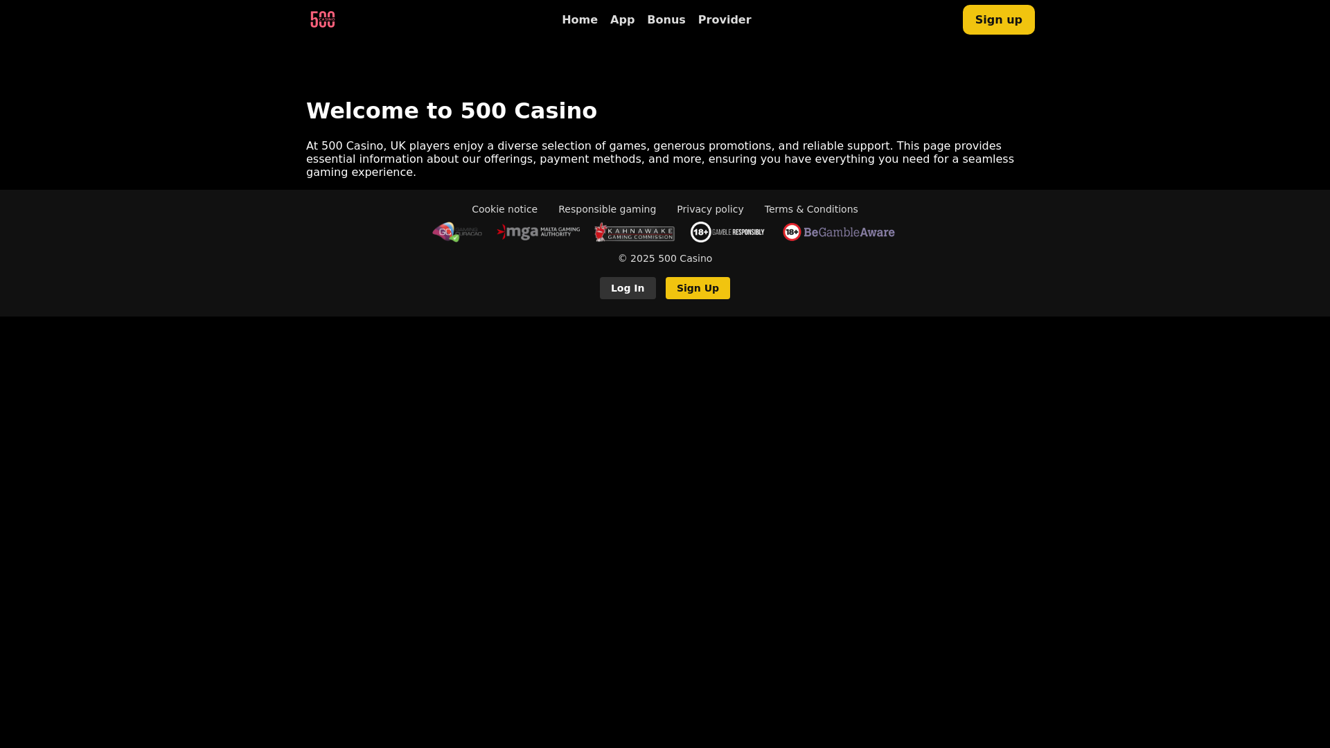 website screenshot of https://500casino-casino.pages.dev/
