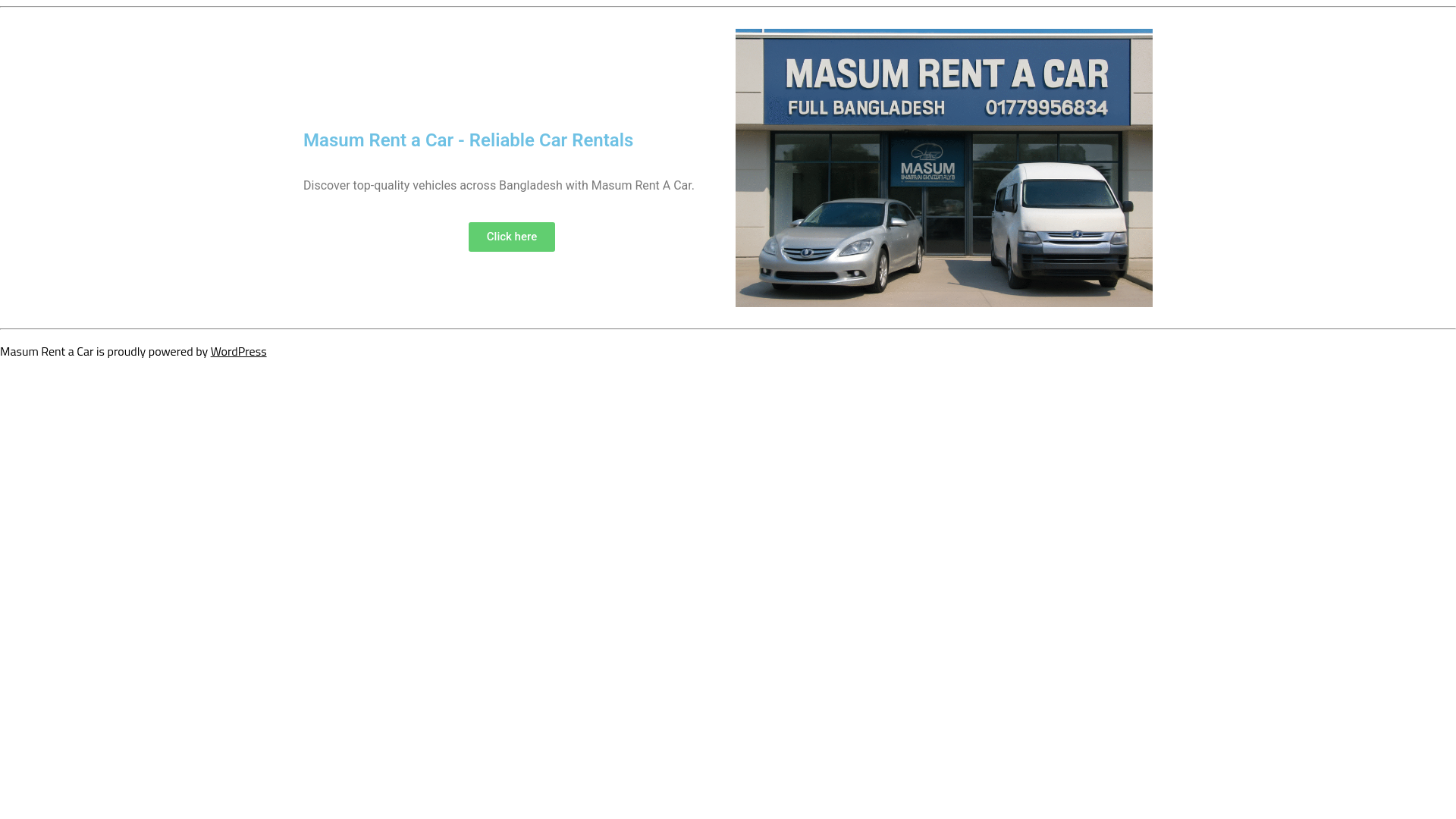 website screenshot of https://masumrentacar.site/