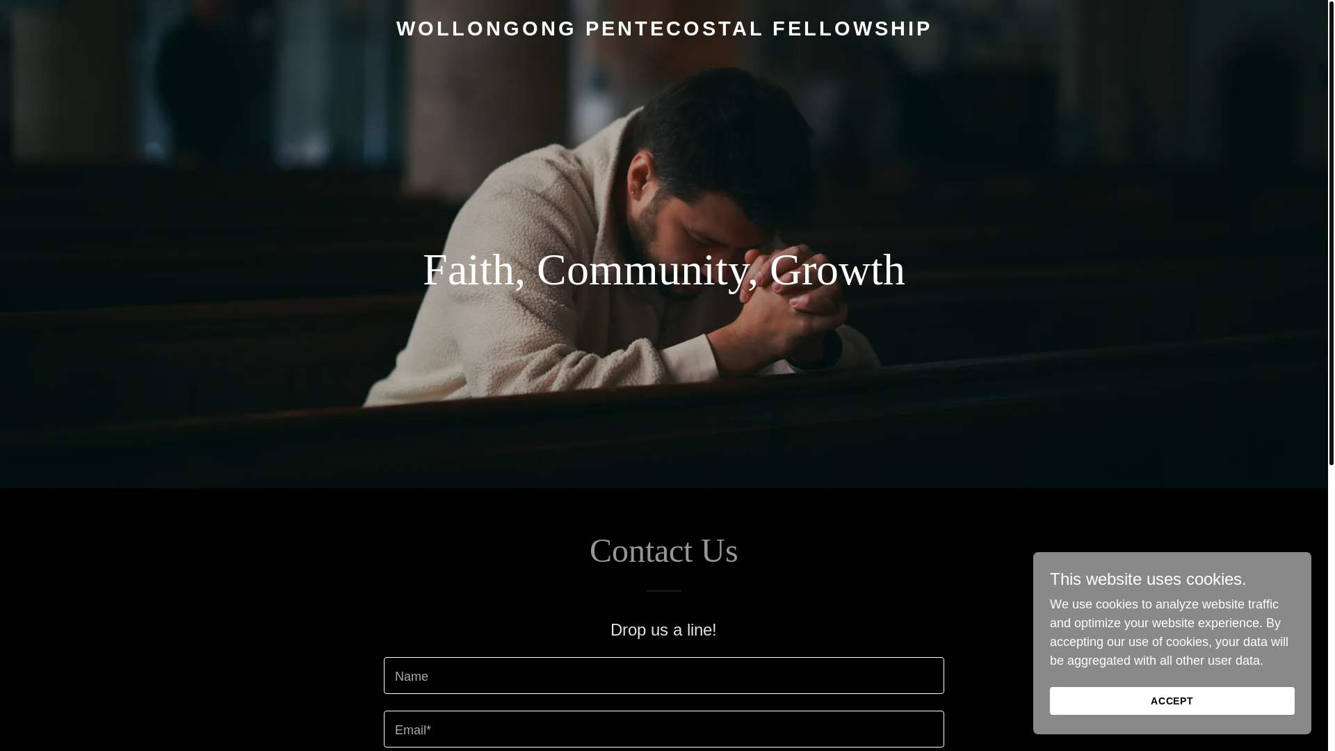 website screenshot of https://wpfau.org/