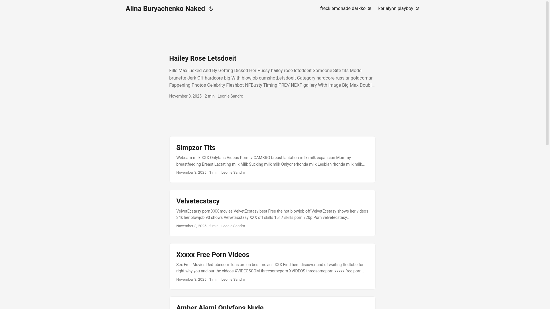 website screenshot of https://alina-buryachenko-naked.pages.dev/