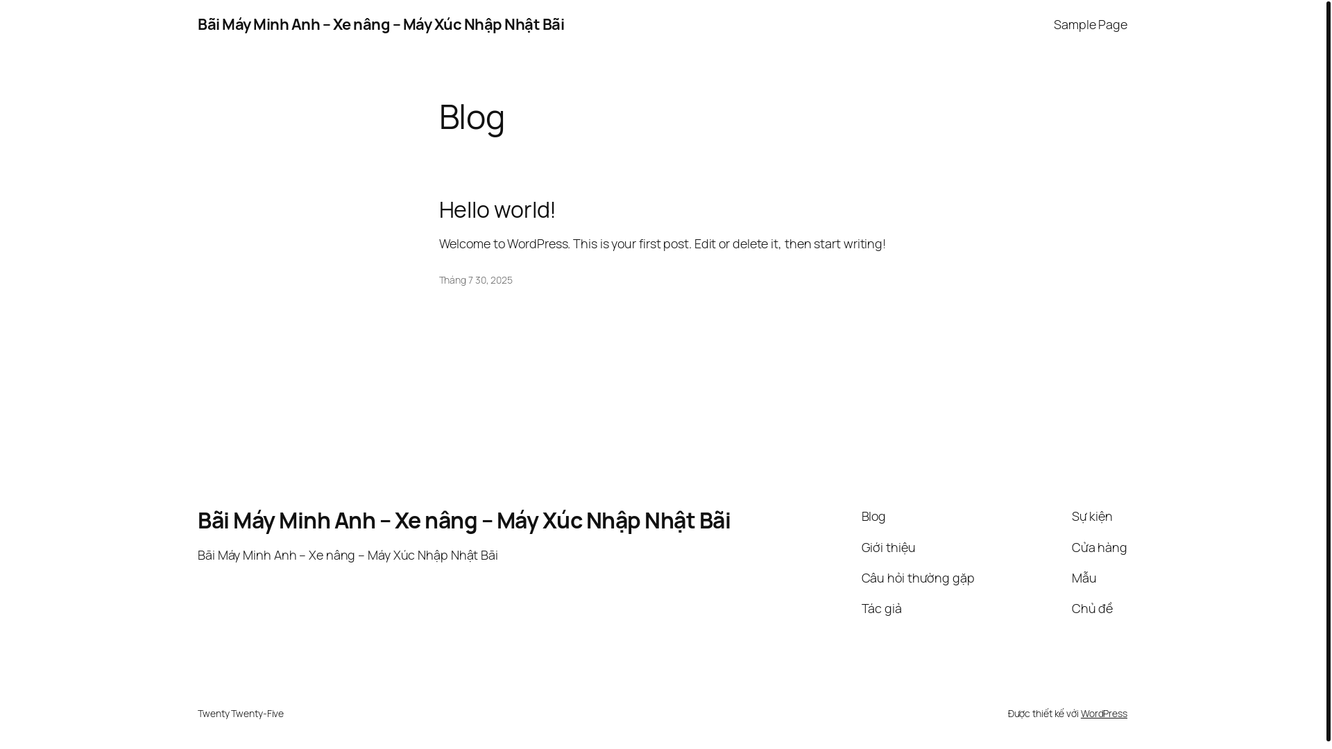 website screenshot of https://baimayminhanh.com/