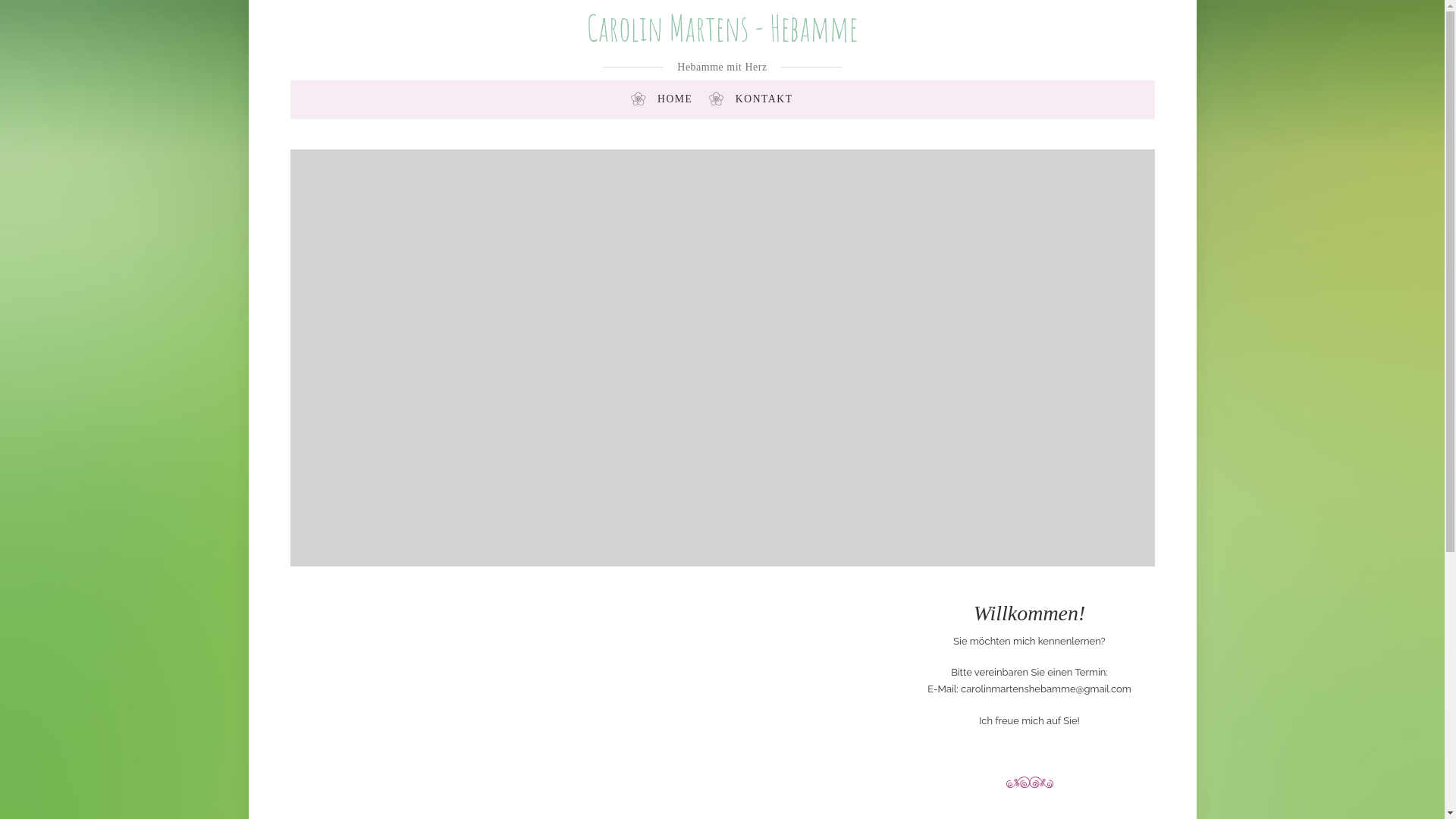 website screenshot of https://carolin-hebamme.de/